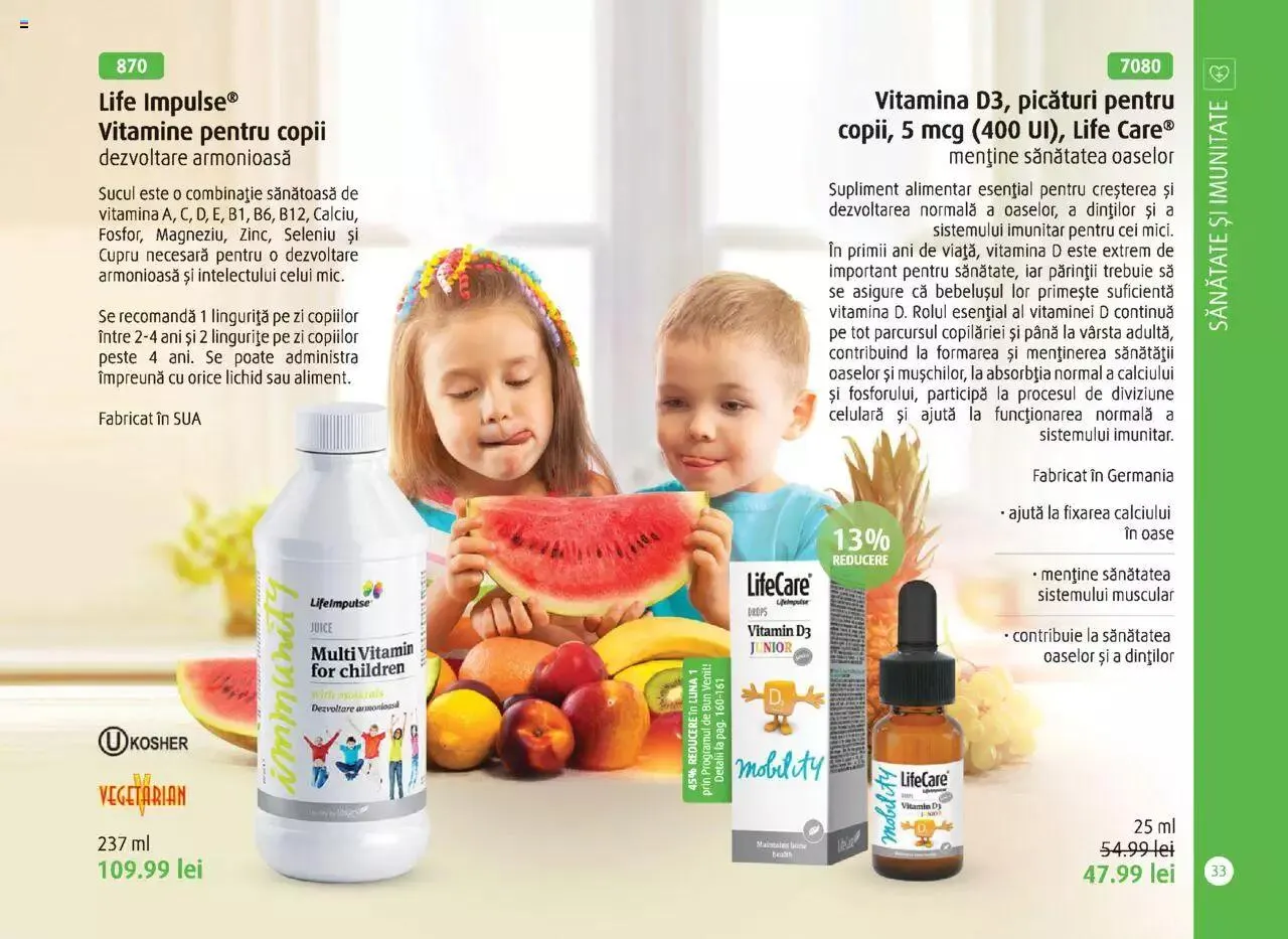 Catalog Catalog Life Care primavara-vara 2023 de la 1 martie până la 31 decembrie 2023 - Revista Pagina 35