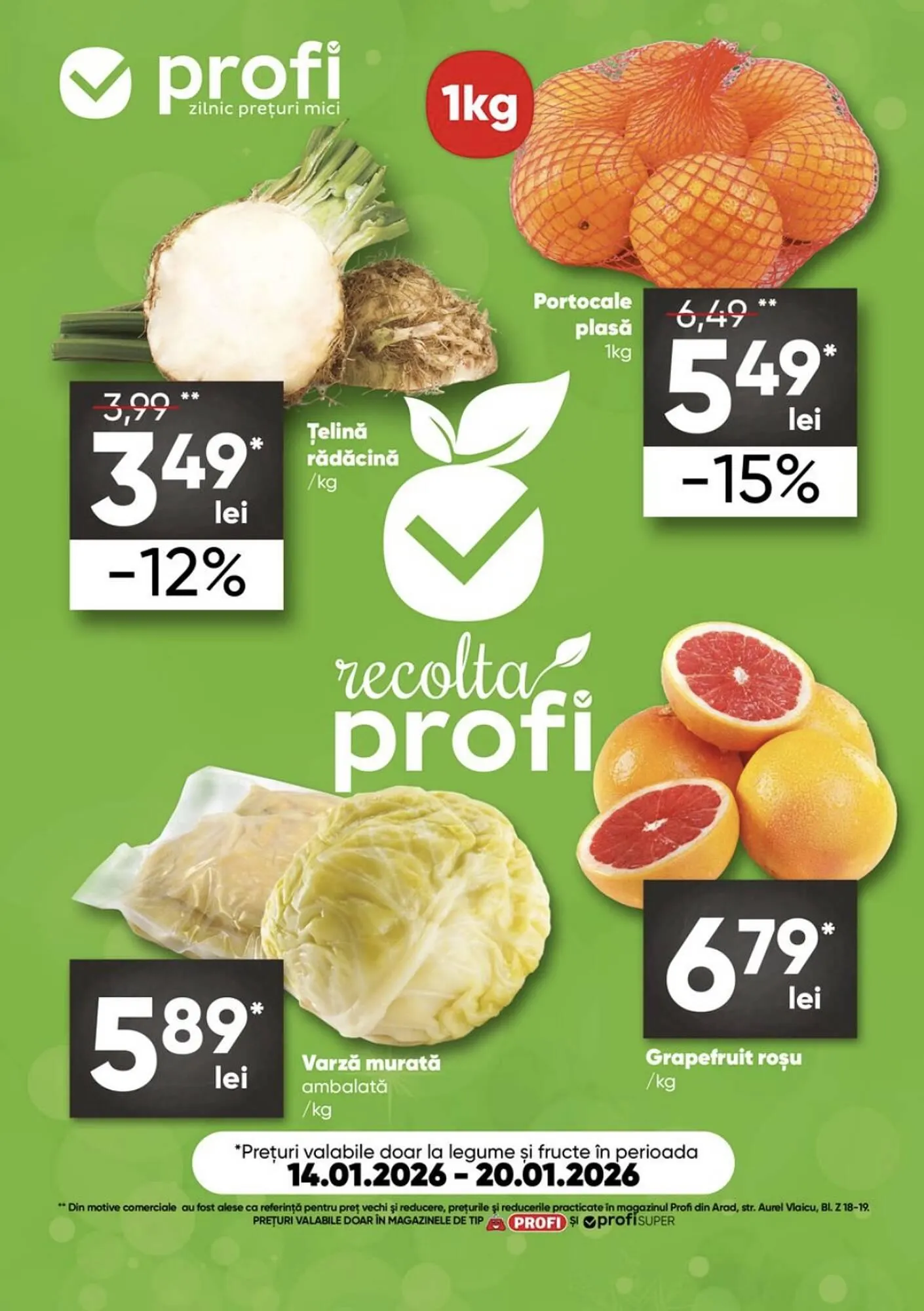 Catalog Catalog PROFI de la 14 ianuarie până la 20 ianuarie 2026 - Revista Pagina 1