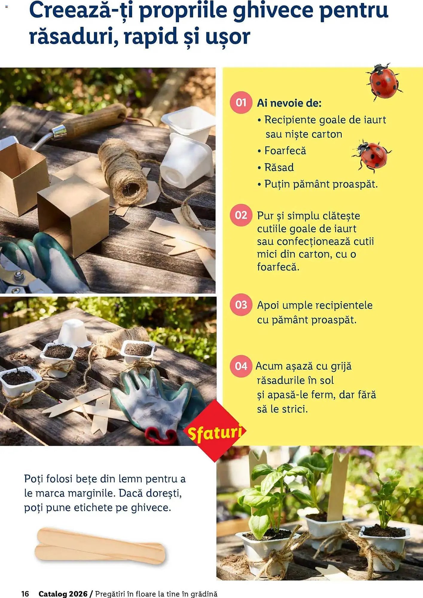 Catalog Catalog Lidl de la 18 februarie până la 5 aprilie 2026 - Revista Pagina 16