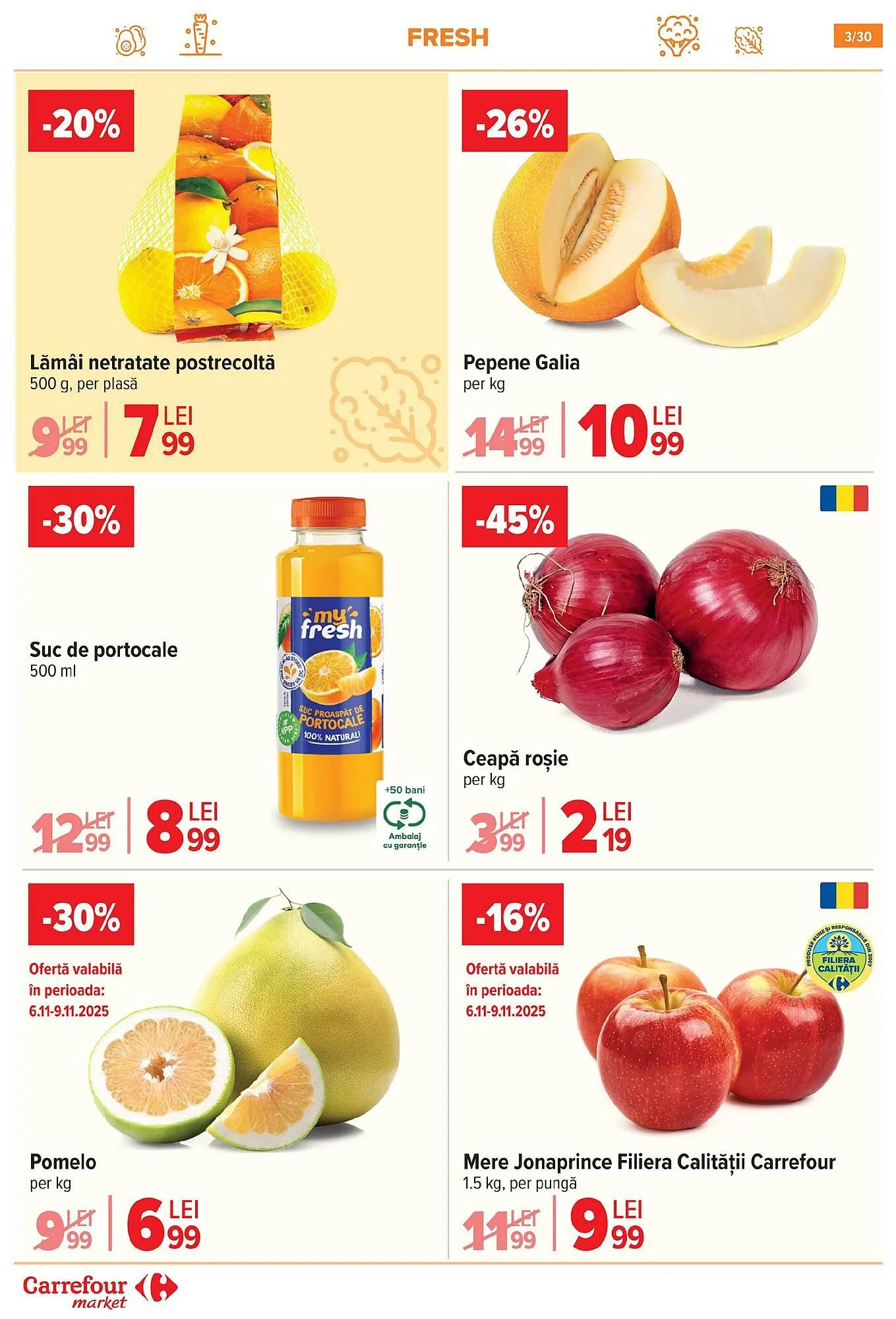 Catalog Catalog Carrefour Market de la 5 noiembrie până la 11 noiembrie 2025 - Revista Pagina 3