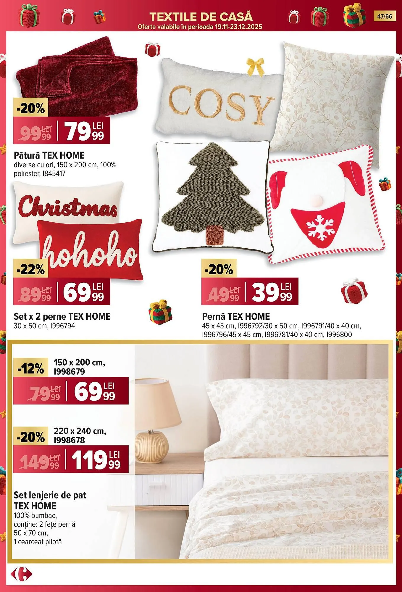 Catalog Catalog Carrefour de la 19 noiembrie până la 7 ianuarie 2026 - Revista Pagina 47