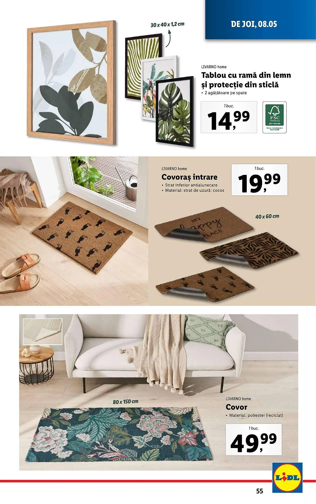 Catalog Catalog Lidl de la 5 mai până la 11 mai 2025 - Revista Pagina 55