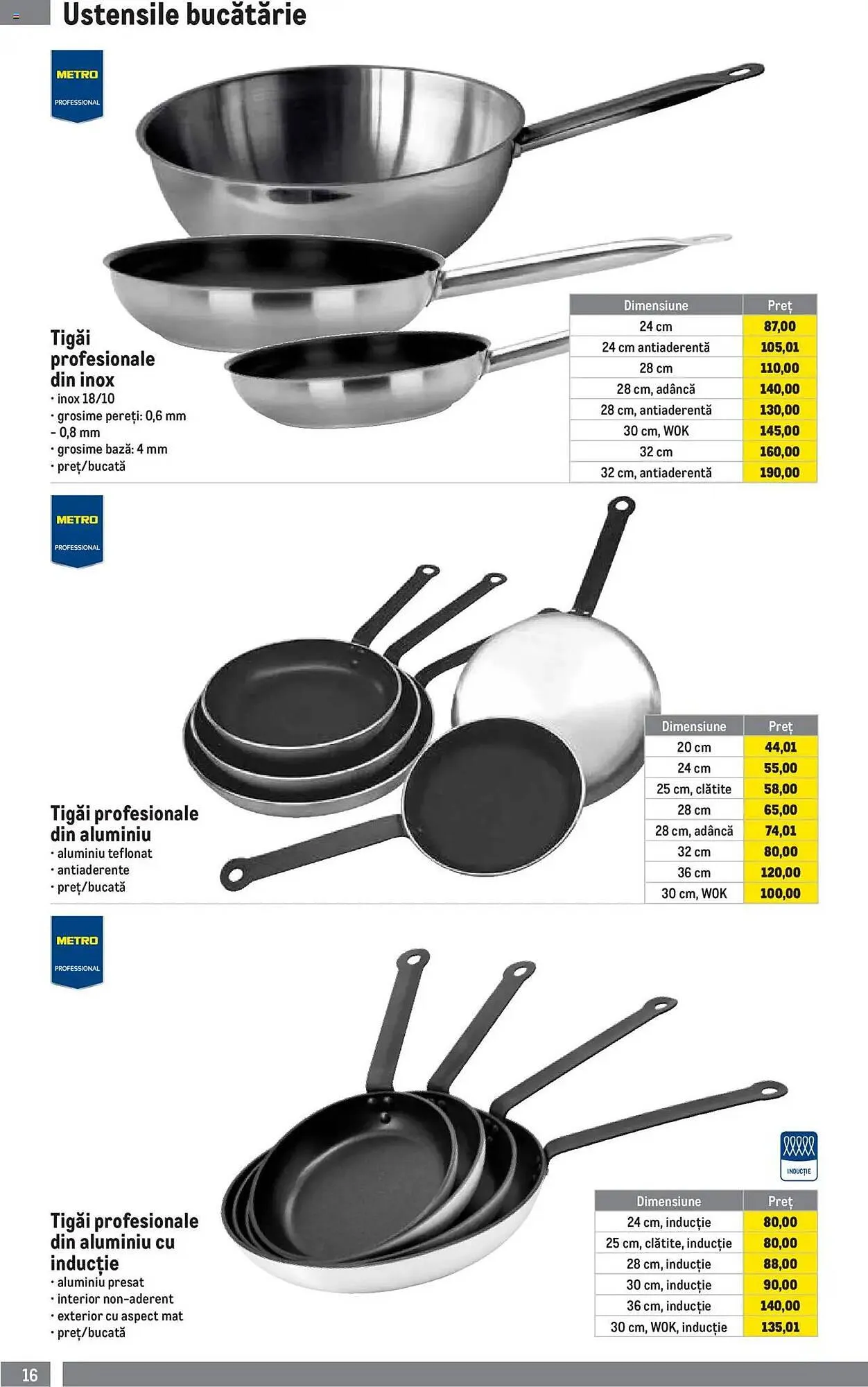 Catalog Catalog Metro de la 1 aprilie până la 30 iunie 2025 - Revista Pagina 16