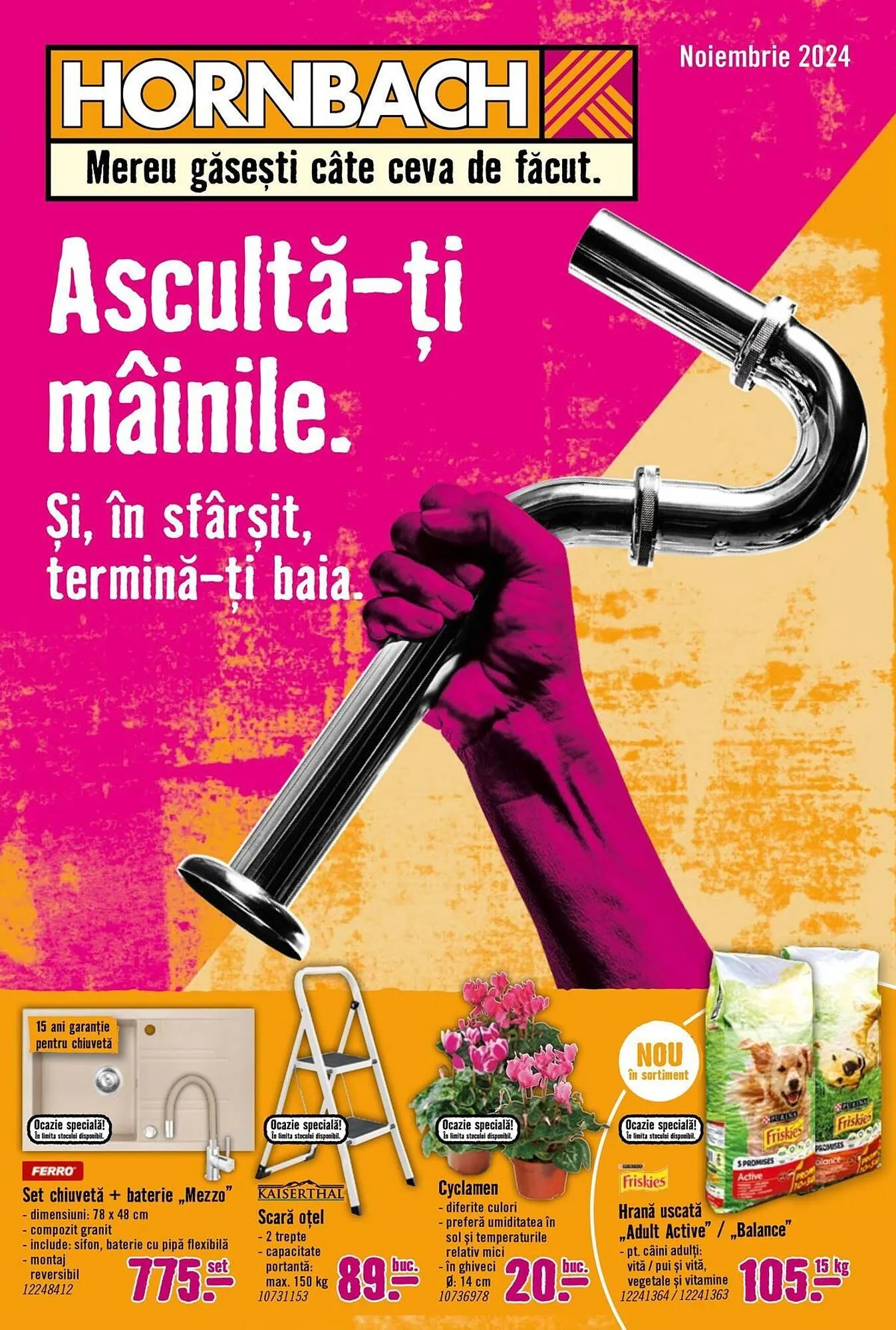 Catalog Catalog Hornbach de la 28 octombrie până la 30 noiembrie 2024 - Revista Pagina 1