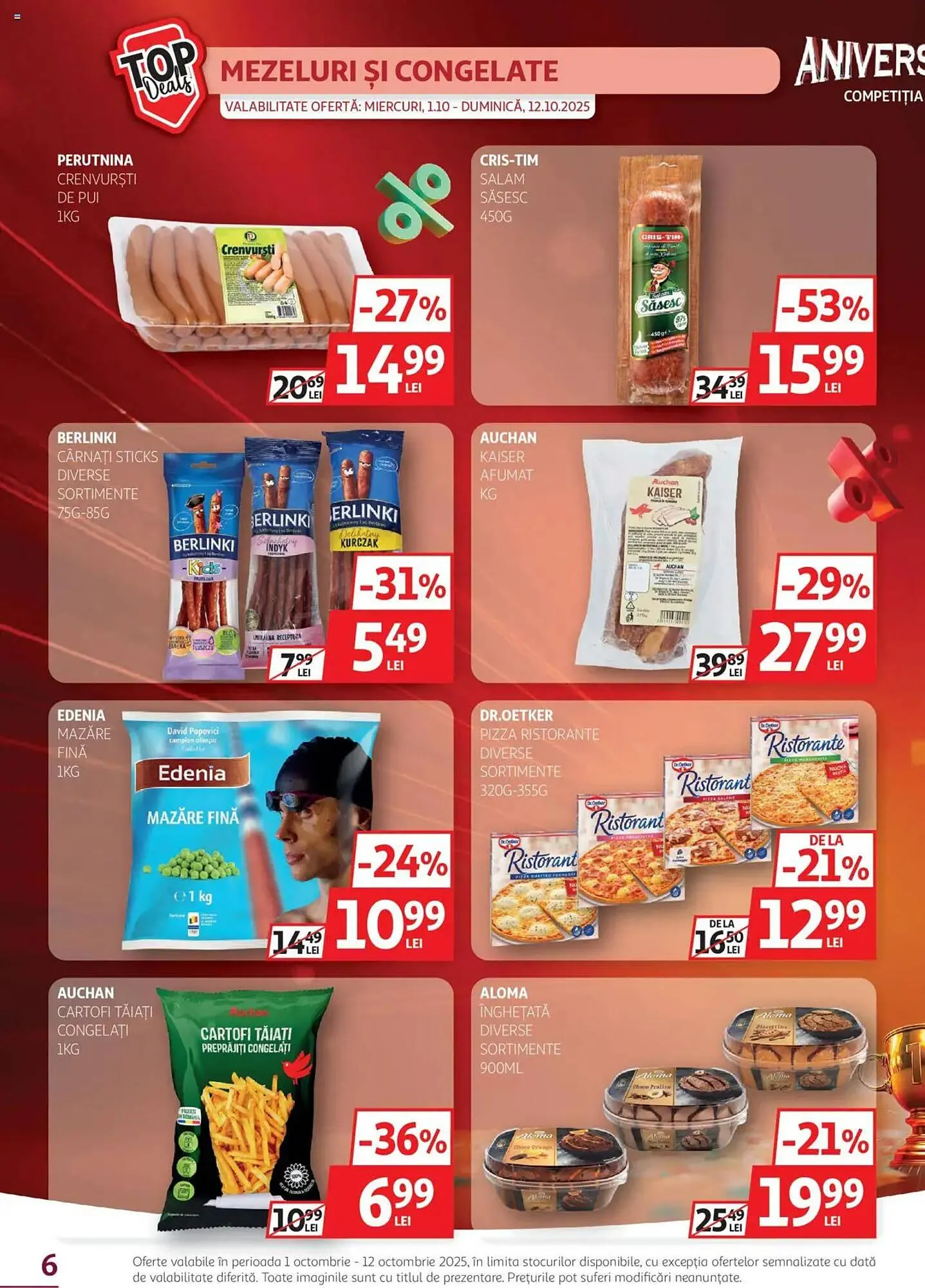 Catalog Catalog Auchan de la 1 octombrie până la 12 octombrie 2025 - Revista Pagina 6