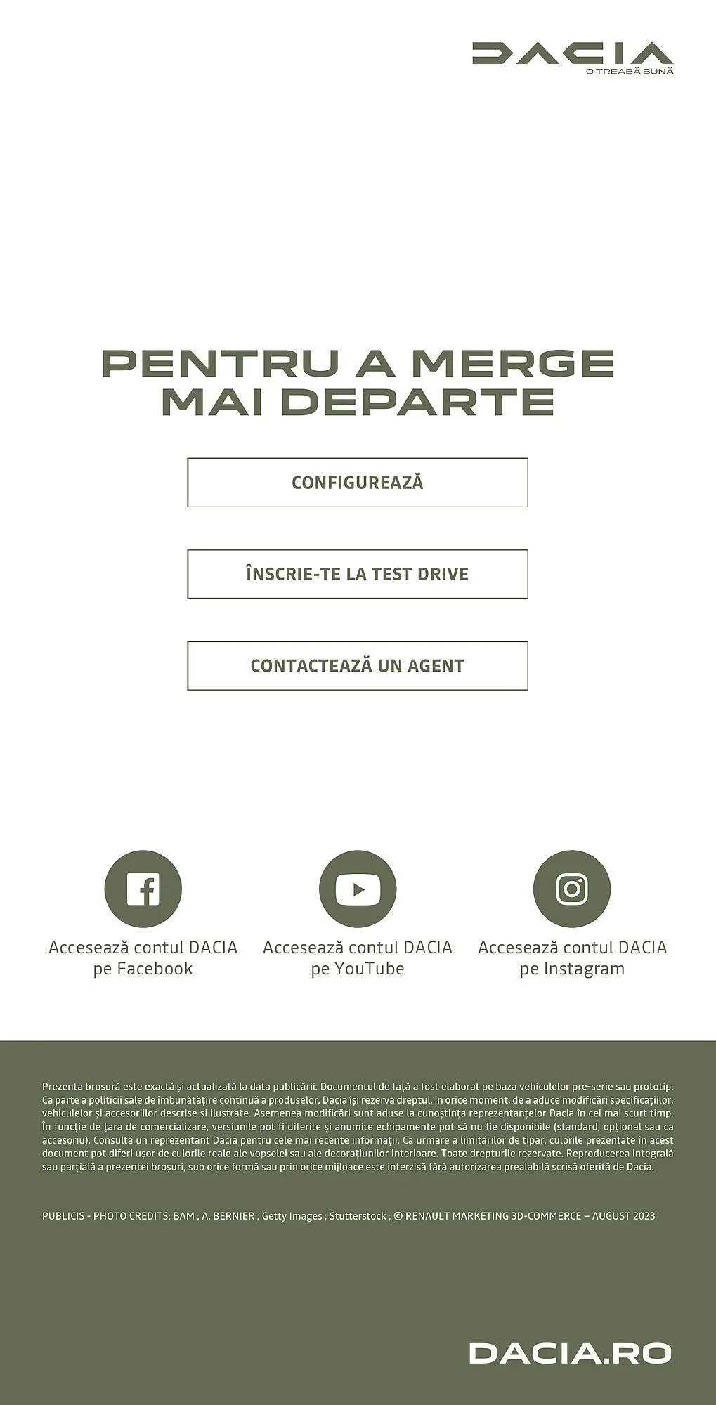 Catalog Catalog Dacia Spring de la 9 decembrie până la 8 decembrie 2024 - Revista Pagina 21