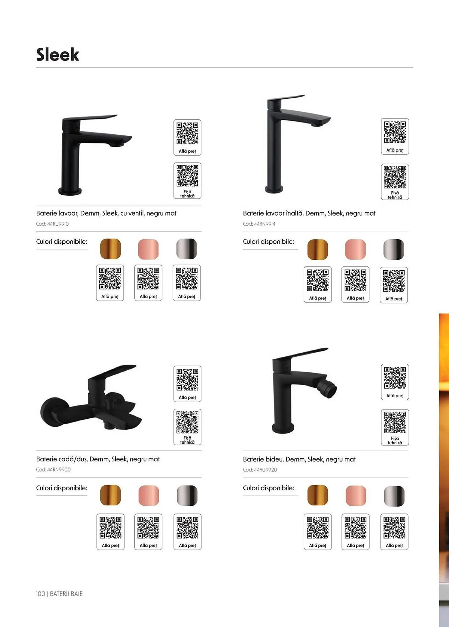 Catalog Catalog Romstal de la 1 aprilie până la 31 decembrie 2026 - Revista Pagina 100