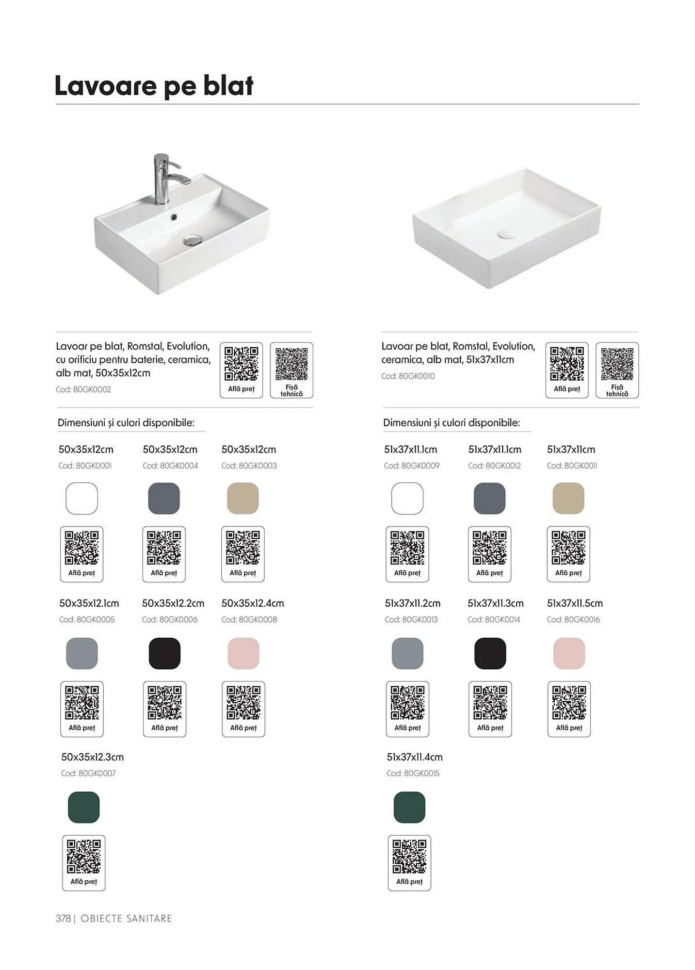 Catalog Catalog Romstal de la 1 aprilie până la 31 decembrie 2026 - Revista Pagina 378