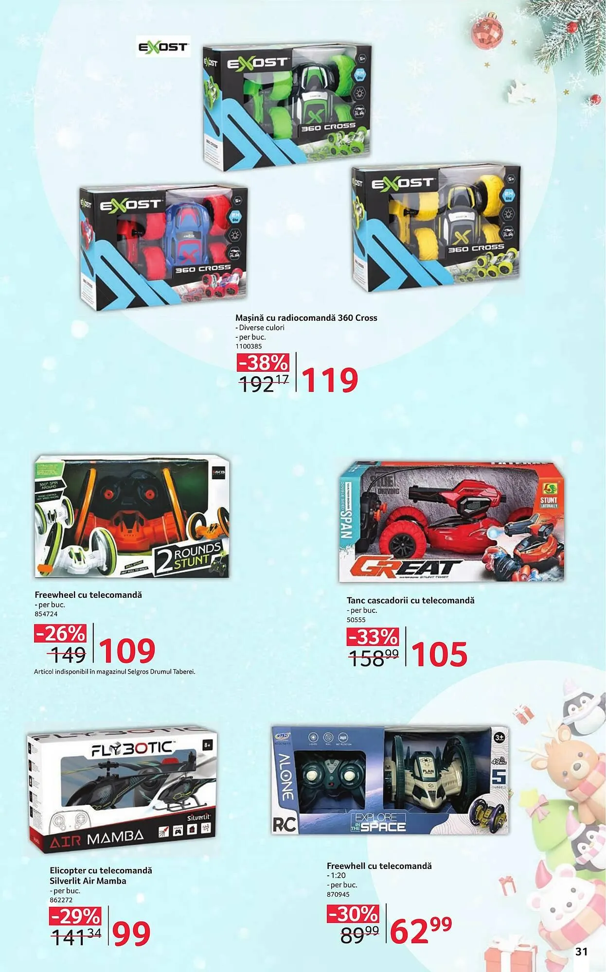 Catalog Catalog Selgros de la 6 decembrie până la 24 decembrie 2025 - Revista Pagina 31