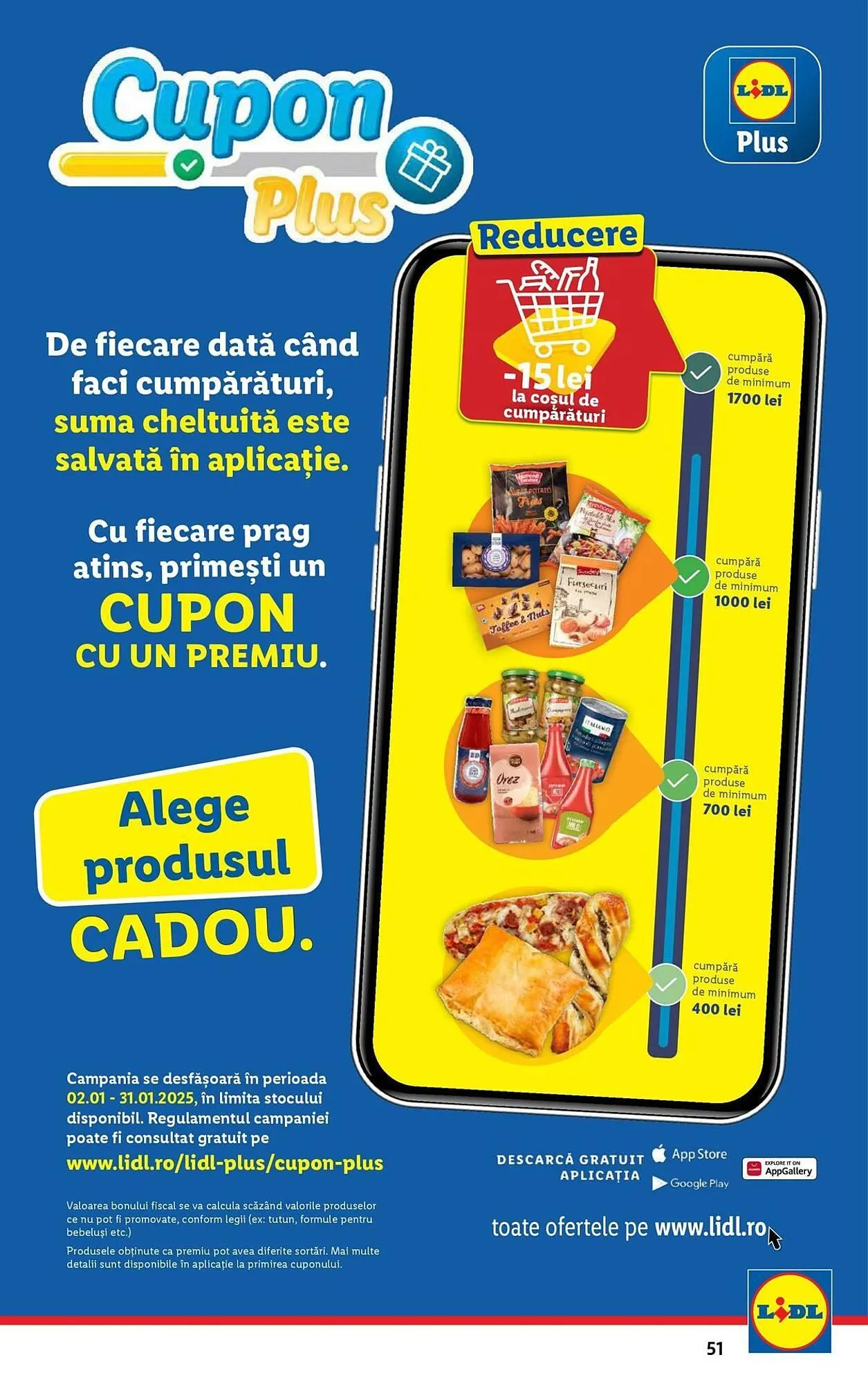 Catalog Catalog Lidl de la 6 ianuarie până la 12 ianuarie 2025 - Revista Pagina 51