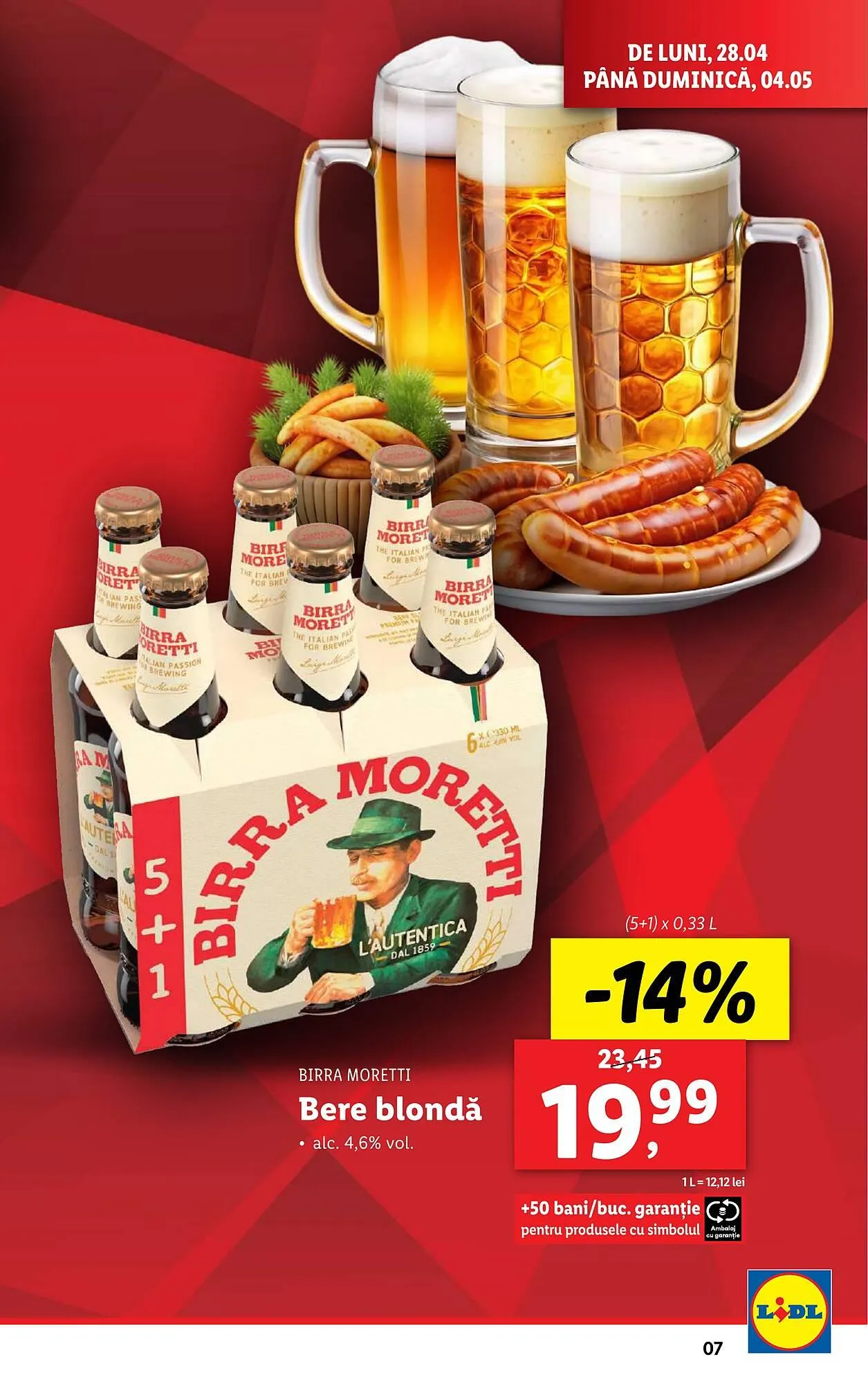 Catalog Catalog Lidl de la 22 aprilie până la 27 aprilie 2025 - Revista Pagina 7