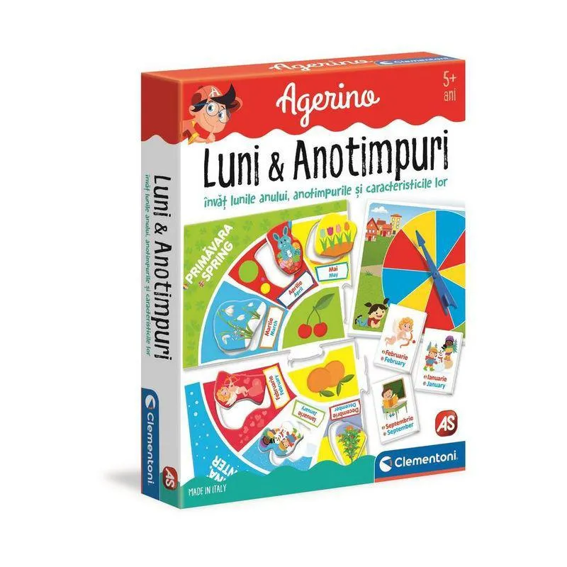 Joc educativ Clementoni Agerino, luni si anotimpuri