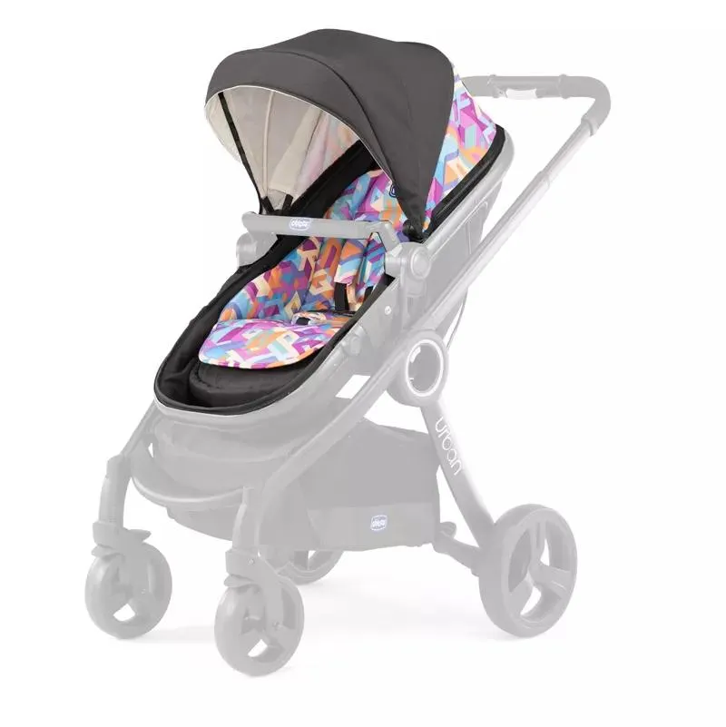 Kit husa carucior Chicco Urban Winter Edition, Itty Bitty City