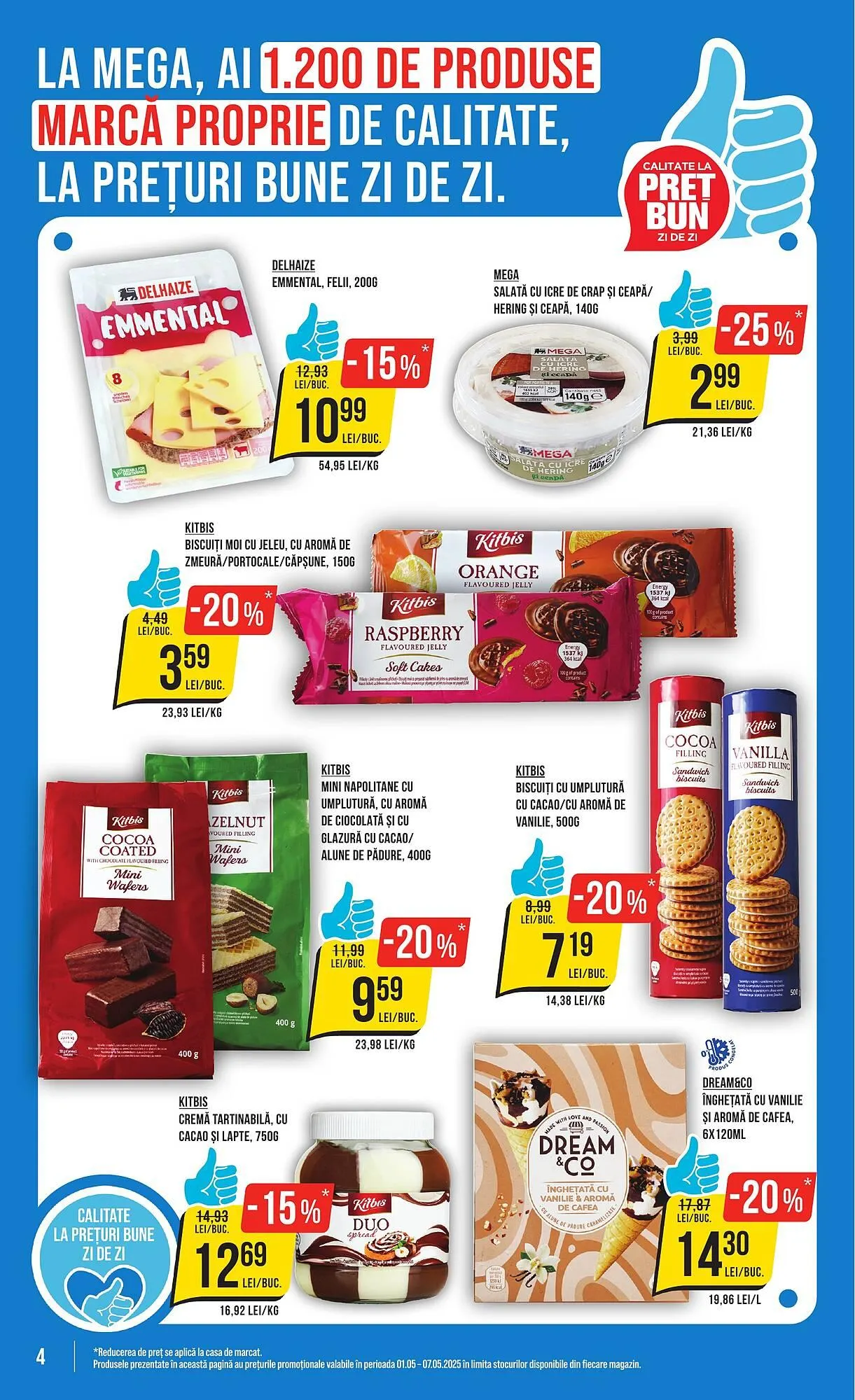 Catalog Catalog Mega Image de la 1 mai până la 7 mai 2025 - Revista Pagina 4