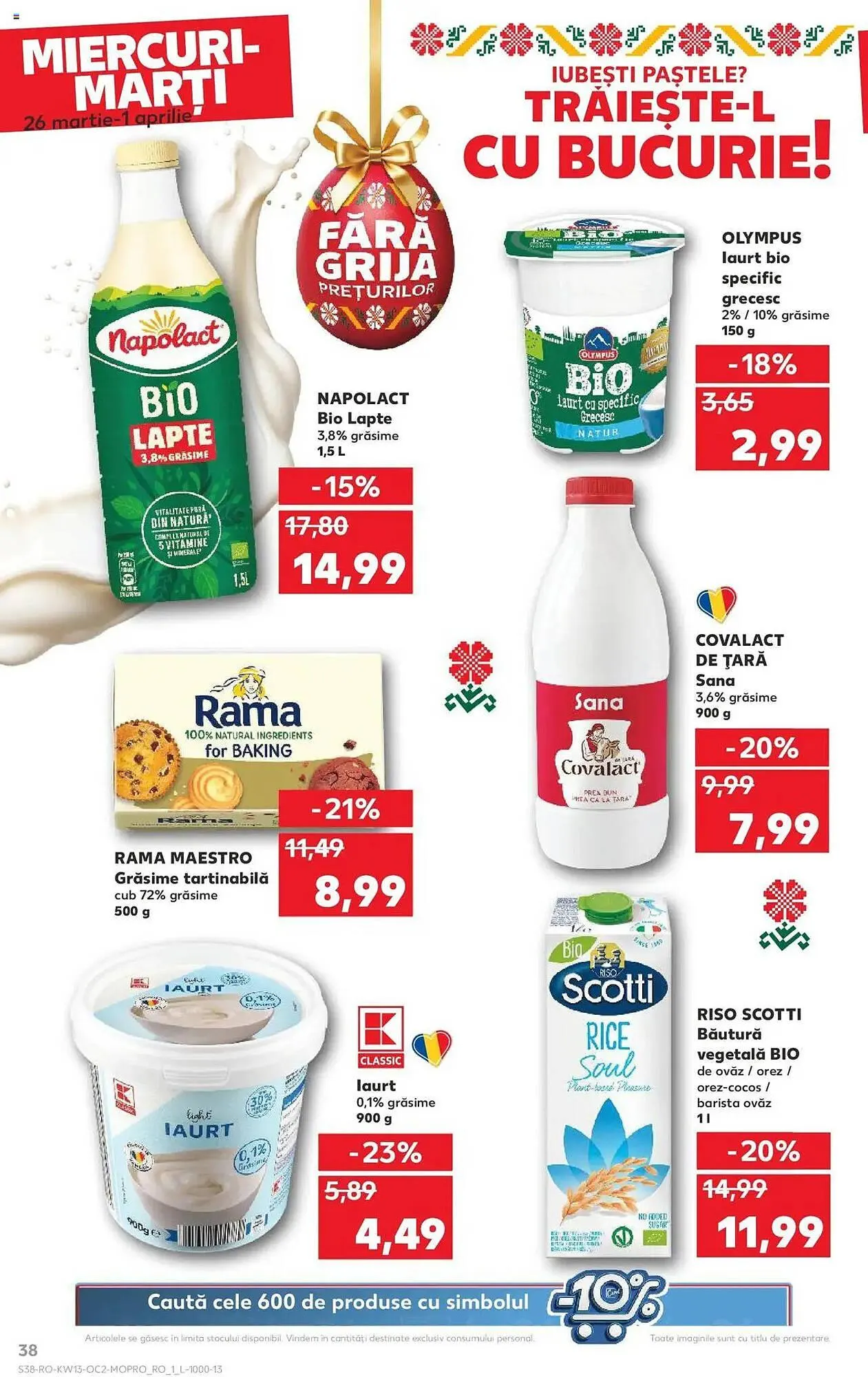 Catalog Catalog Kaufland de la 26 martie până la 1 aprilie 2025 - Revista Pagina 38
