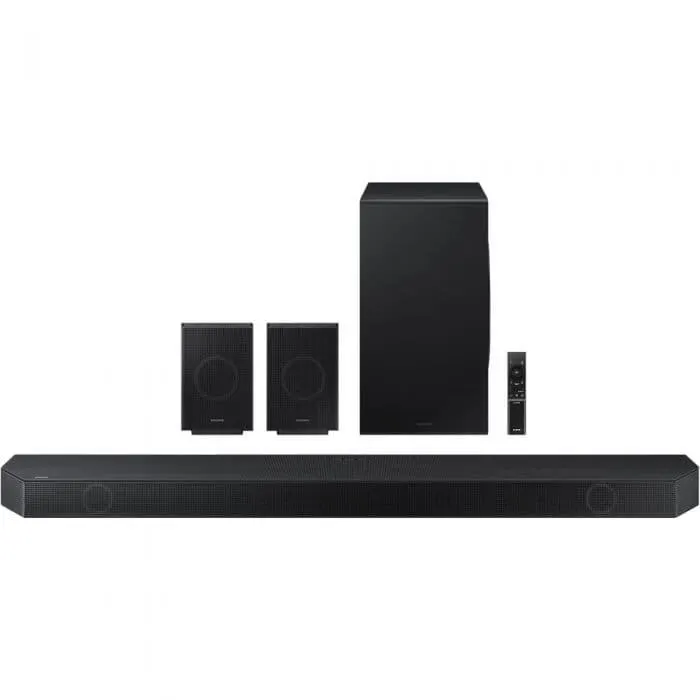 Soundbar Samsung HW-Q990D/EN, 11.1.4ch, 656W, Bluetooth, Wi-Fi, Subwoofer wireless, Dolby Atmos, Negru