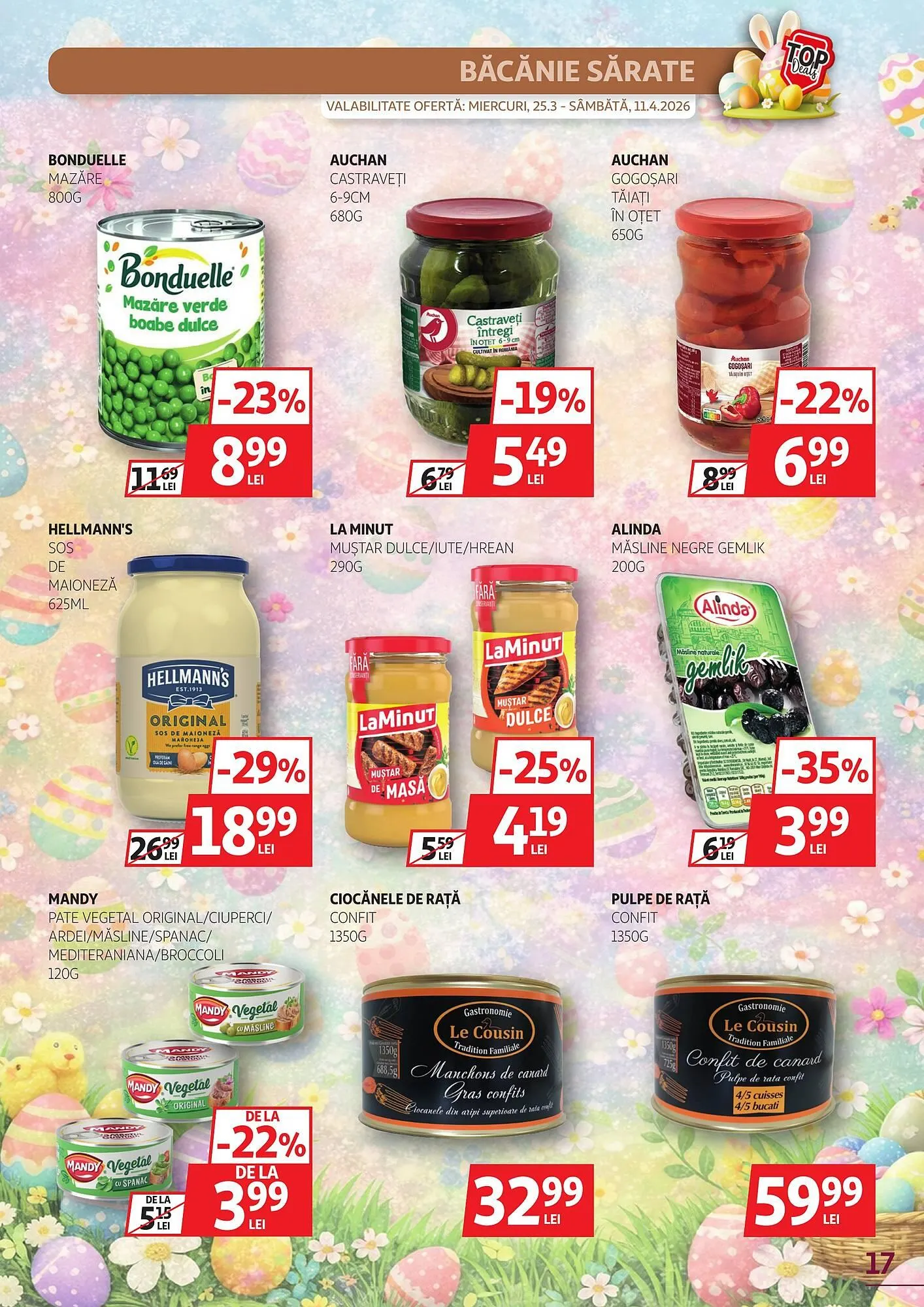 Catalog Catalog Auchan de la 25 martie până la 11 aprilie 2026 - Revista Pagina 17