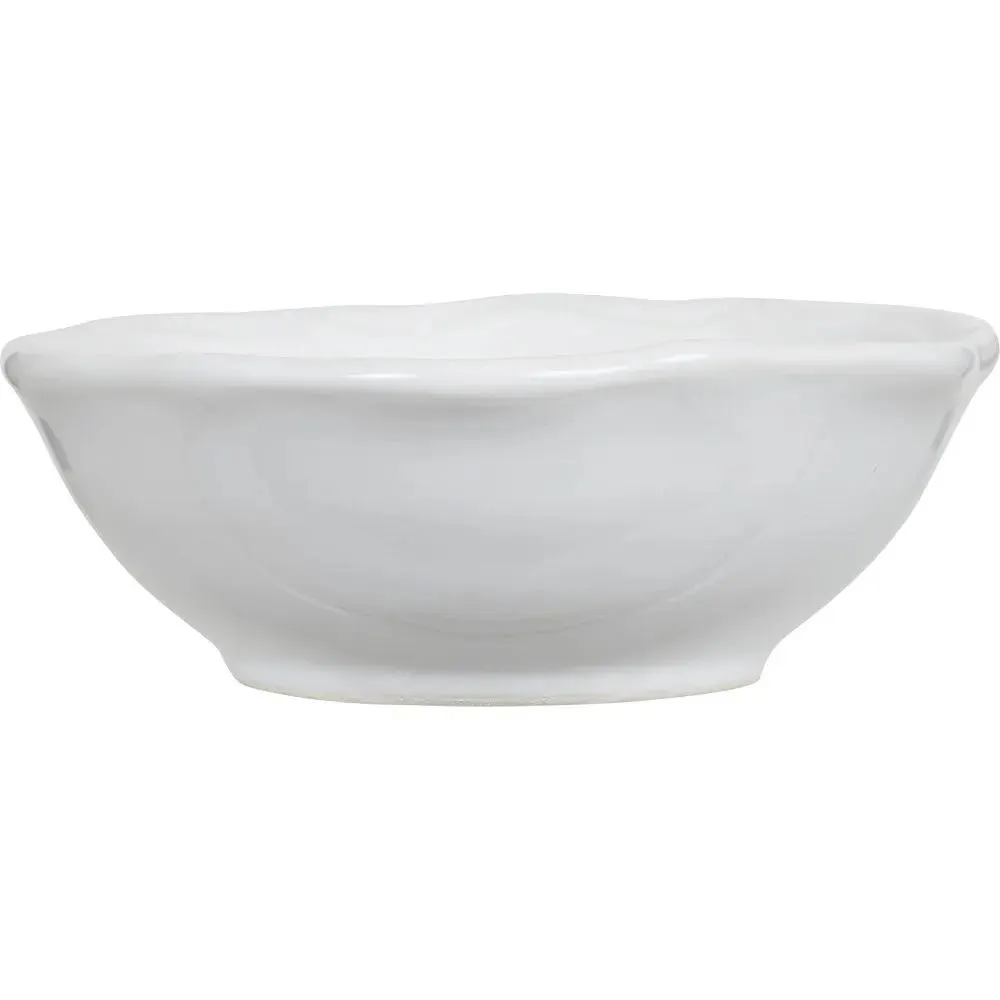 Bol Carrefour Home Romeo, 14 cm, Alb