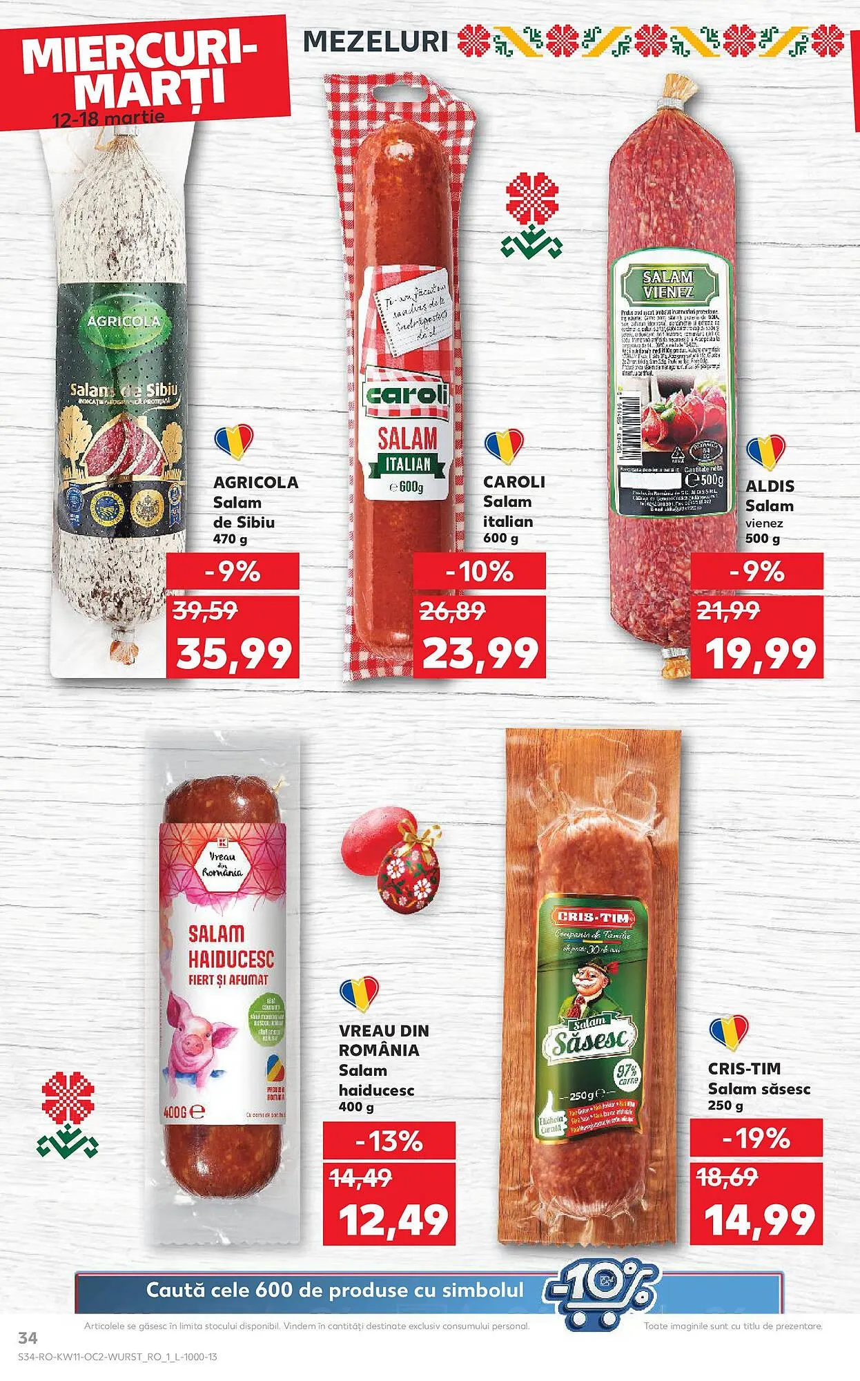 Catalog Catalog Kaufland de la 12 martie până la 18 martie 2025 - Revista Pagina 34