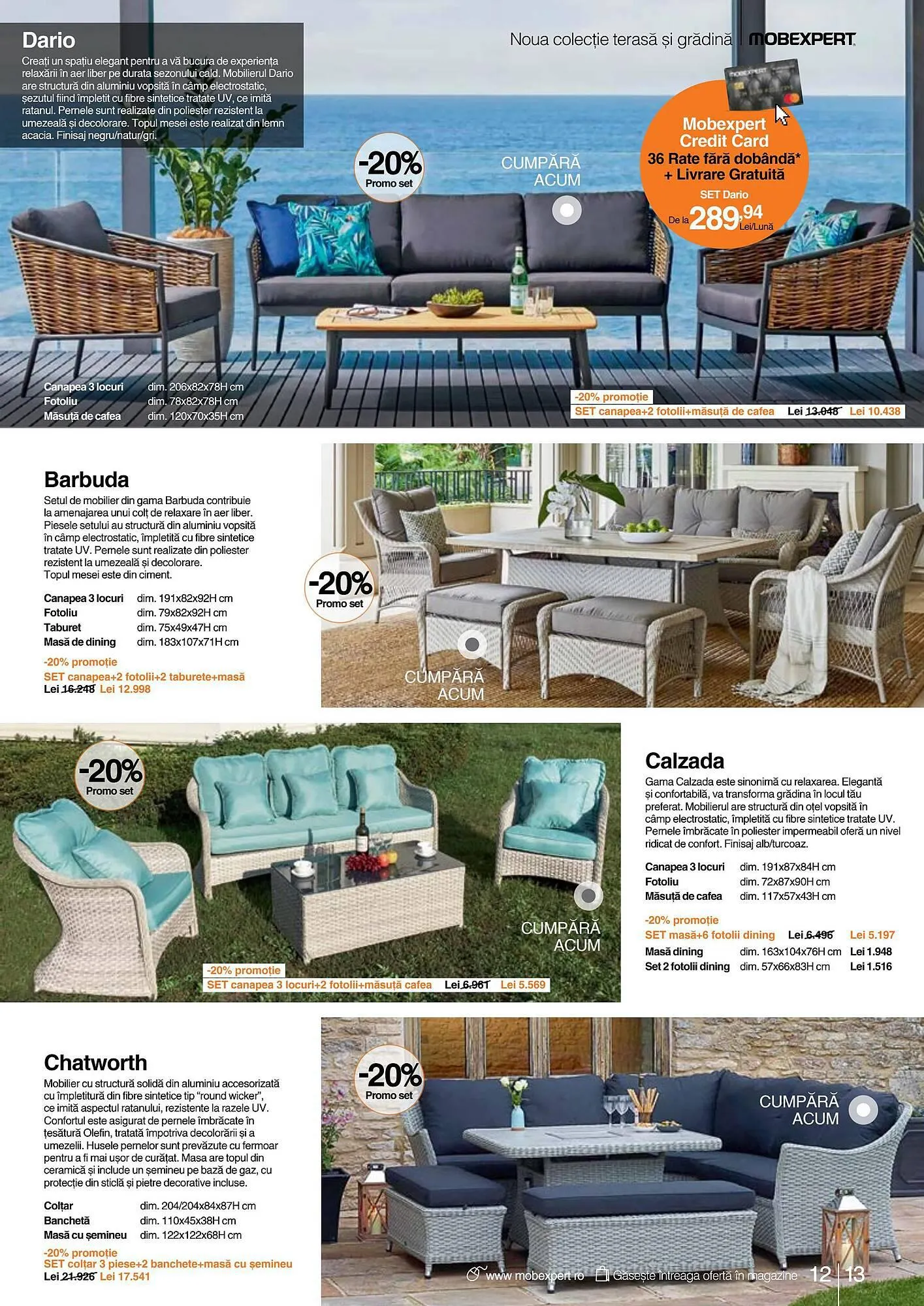 Catalog Mobexpert catalog de la 11 aprilie până la 30 septembrie 2023 - Revista Pagina 13