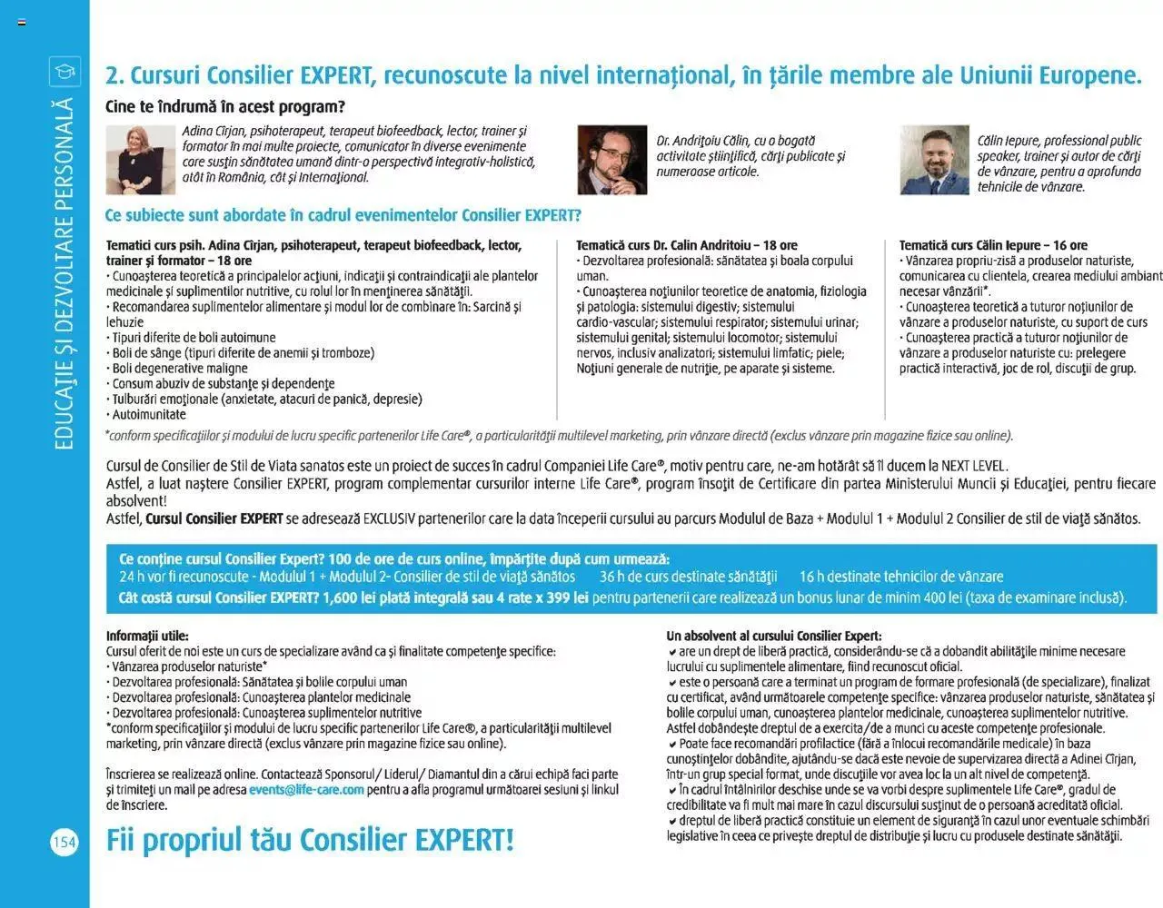 Catalog Catalog Life Care primavara-vara 2023 de la 1 martie până la 31 decembrie 2023 - Revista Pagina 156