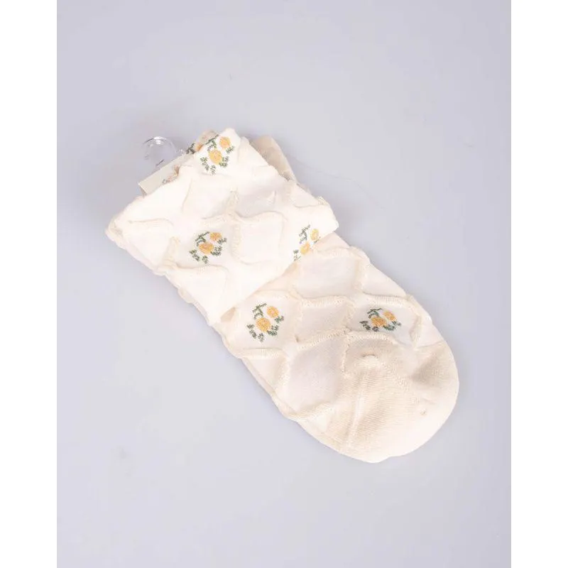 Sosete cu imprimeu floral pentru femei