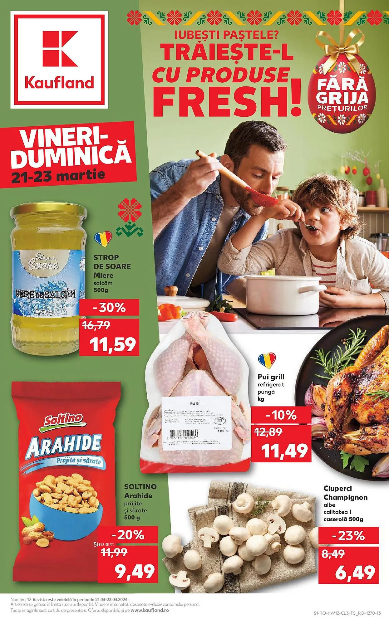 Catalog Catalog Kaufland de la 21 martie până la 23 martie 2025 - Revista Pagina 1
