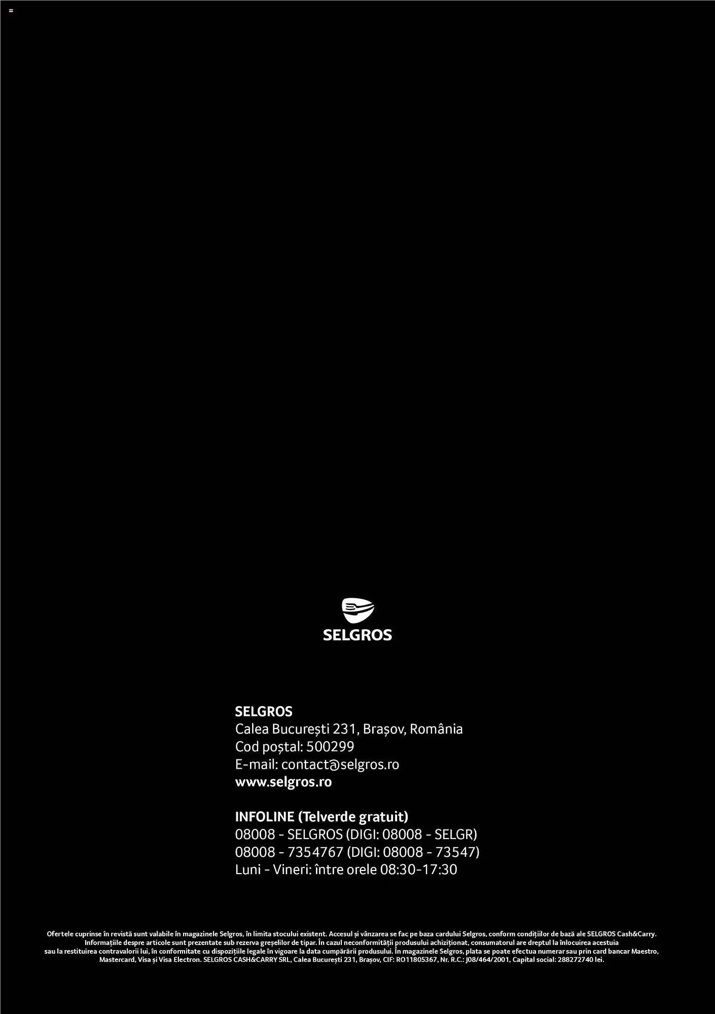 Catalog Catalog Selgros de la 29 ianuarie până la 31 ianuarie 2027 - Revista Pagina 48