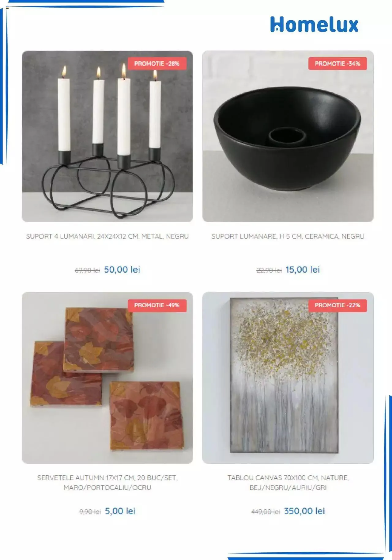 Catalog Catalog Homelux de la 12 aprilie până la 31 decembrie 2023 - Revista Pagina 4