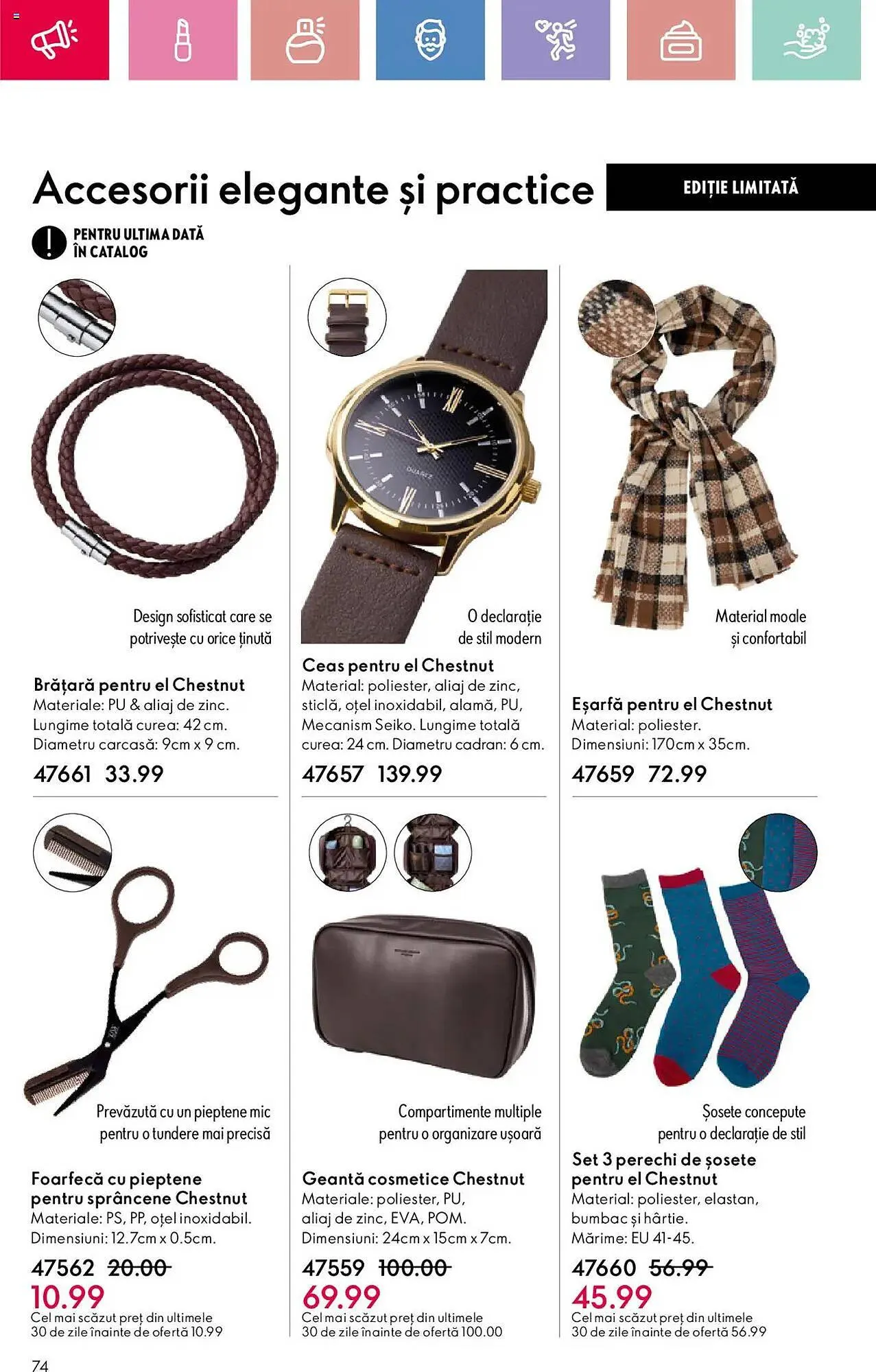 Catalog Catalog Oriflame de la 2 martie până la 22 martie 2025 - Revista Pagina 74