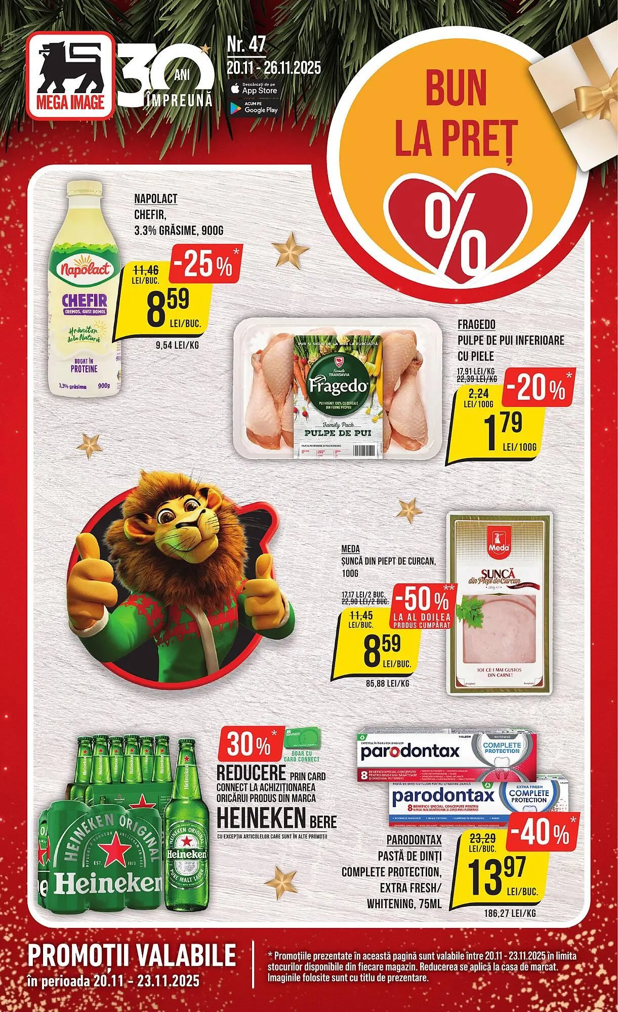 Catalog Catalog Mega Image de la 20 noiembrie până la 26 noiembrie 2025 - Revista Pagina 1