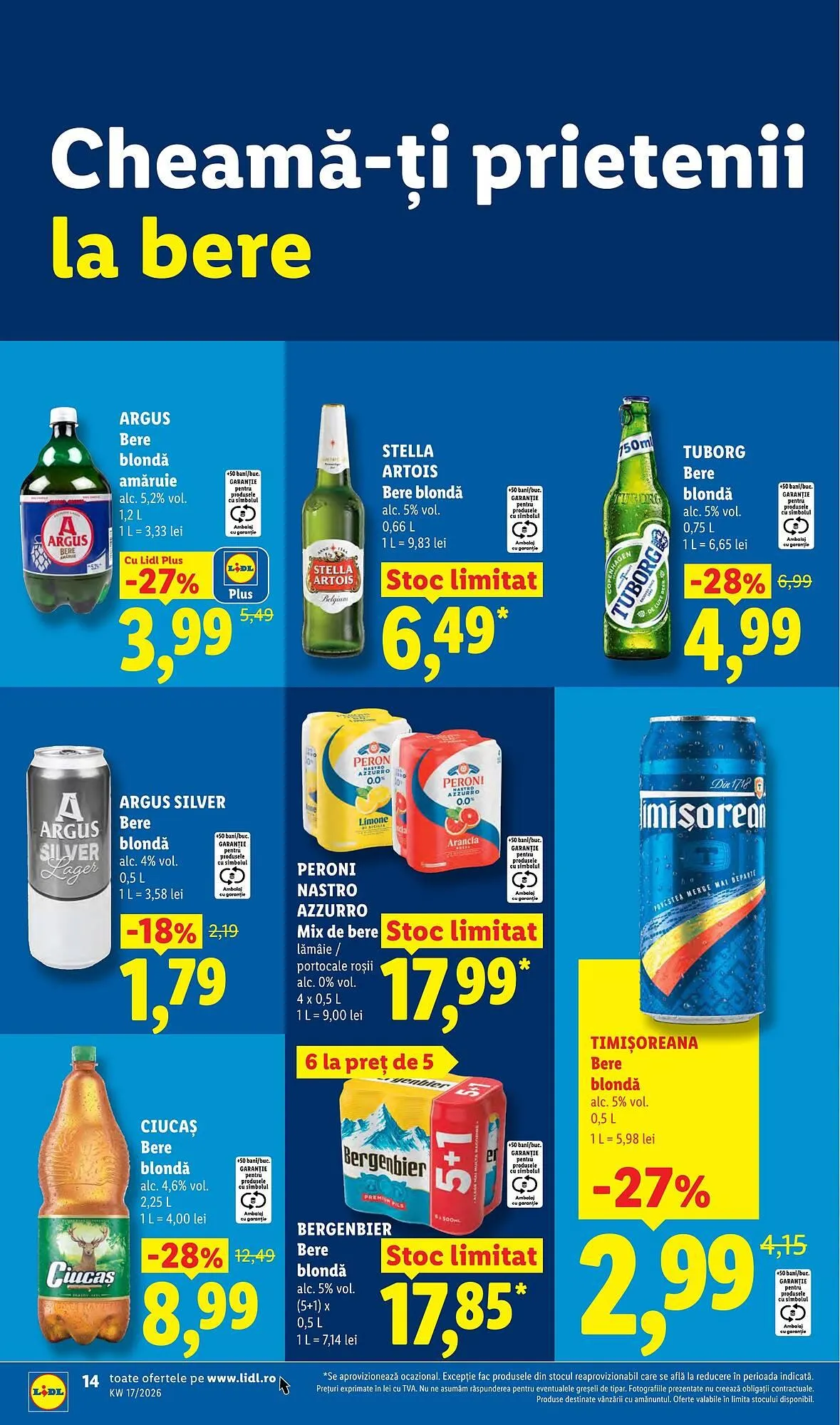 Catalog Catalog Lidl de la 20 aprilie până la 26 aprilie 2026 - Revista Pagina 14