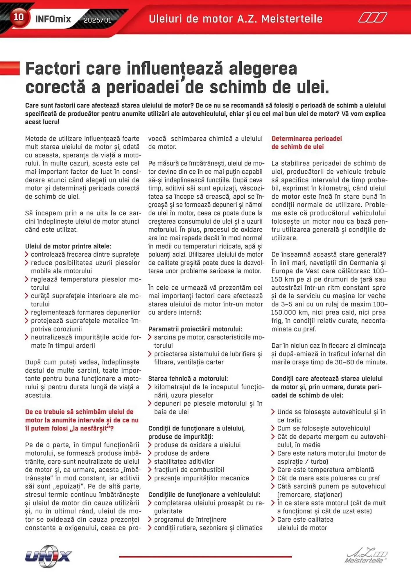Catalog Catalog UNIX Auto de la 7 ianuarie până la 31 ianuarie 2025 - Revista Pagina 10