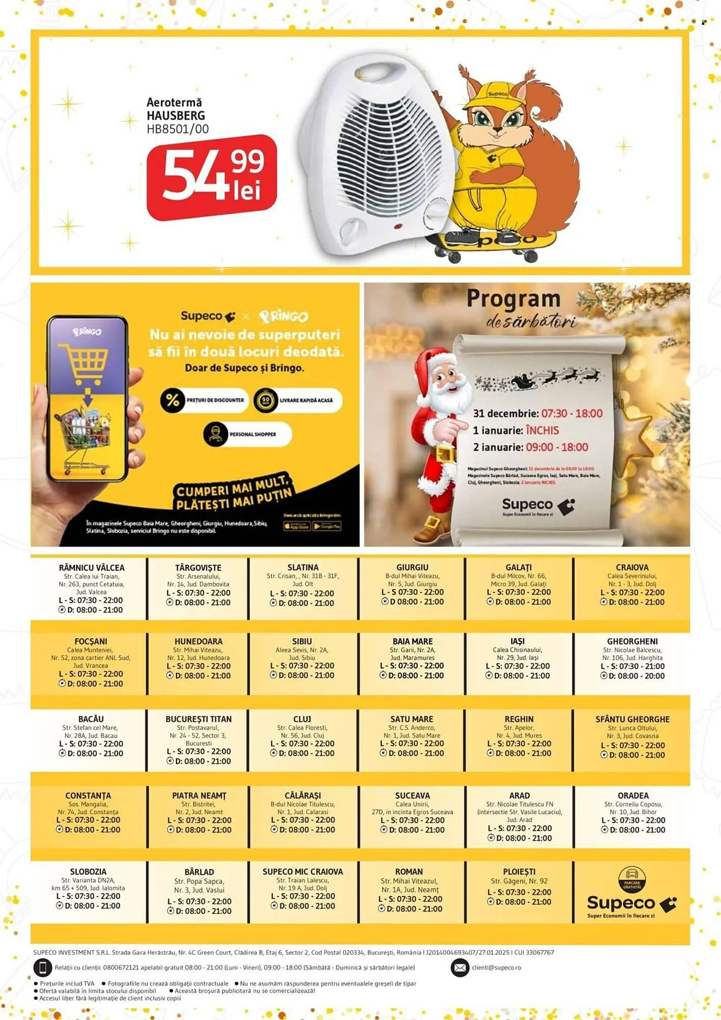 Catalog Catalog Supeco de la 27 decembrie până la 7 ianuarie 2026 - Revista Pagina 18