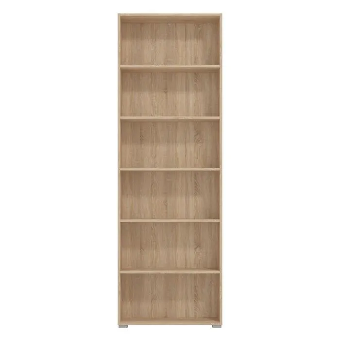 Etajera Tomar 6, HDF, stejar sonoma, 70 x 24.5 x 211.5 cm, 1C