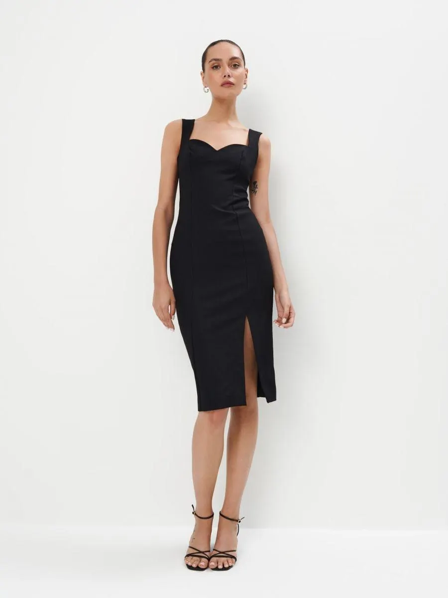 Rochie midi cu bretele