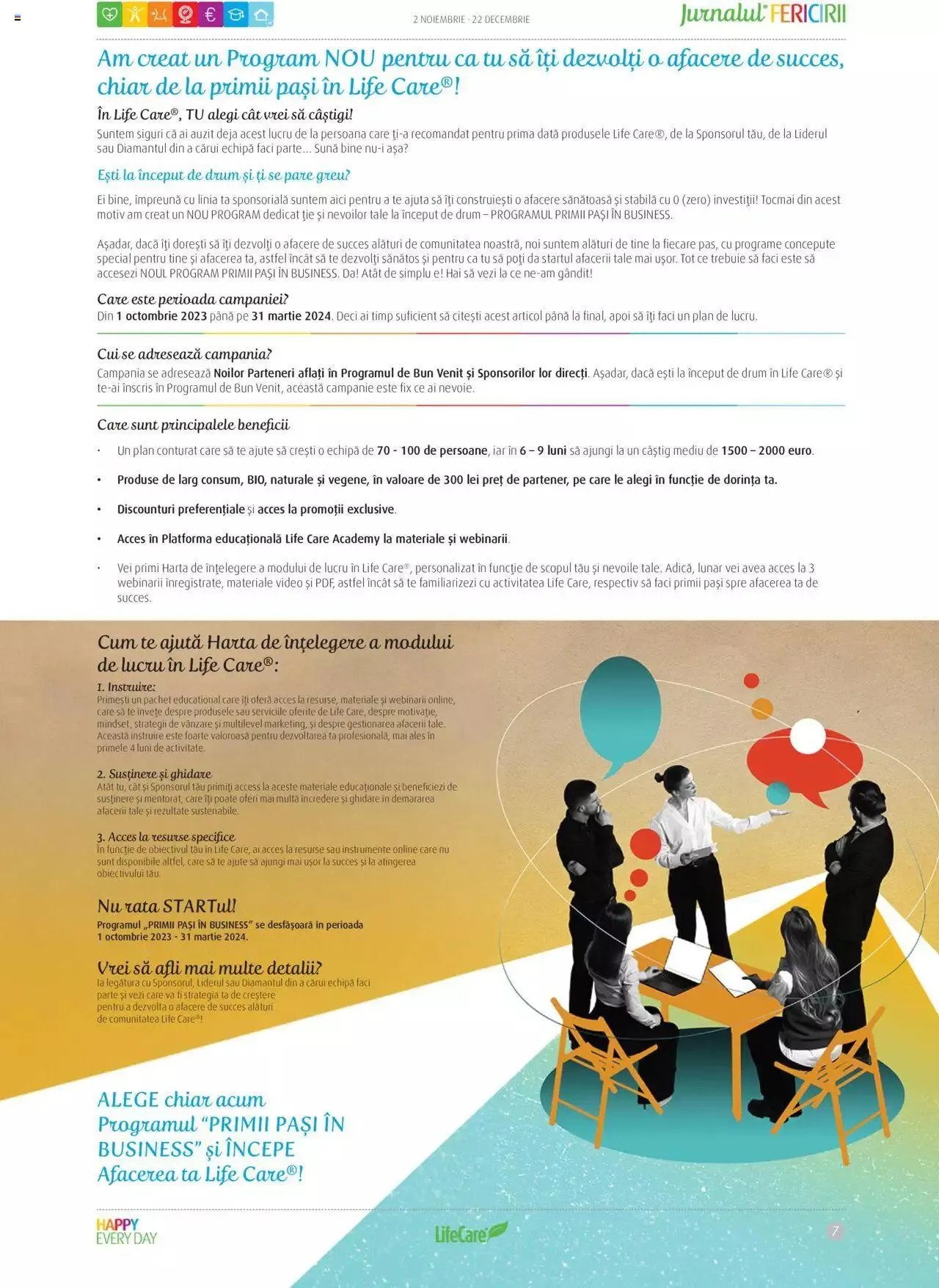 Catalog Life Care catalog - Jurnalul Fericirii Noiembrie/Decembrie de la 2 noiembrie până la 22 decembrie 2023 - Revista Pagina 7