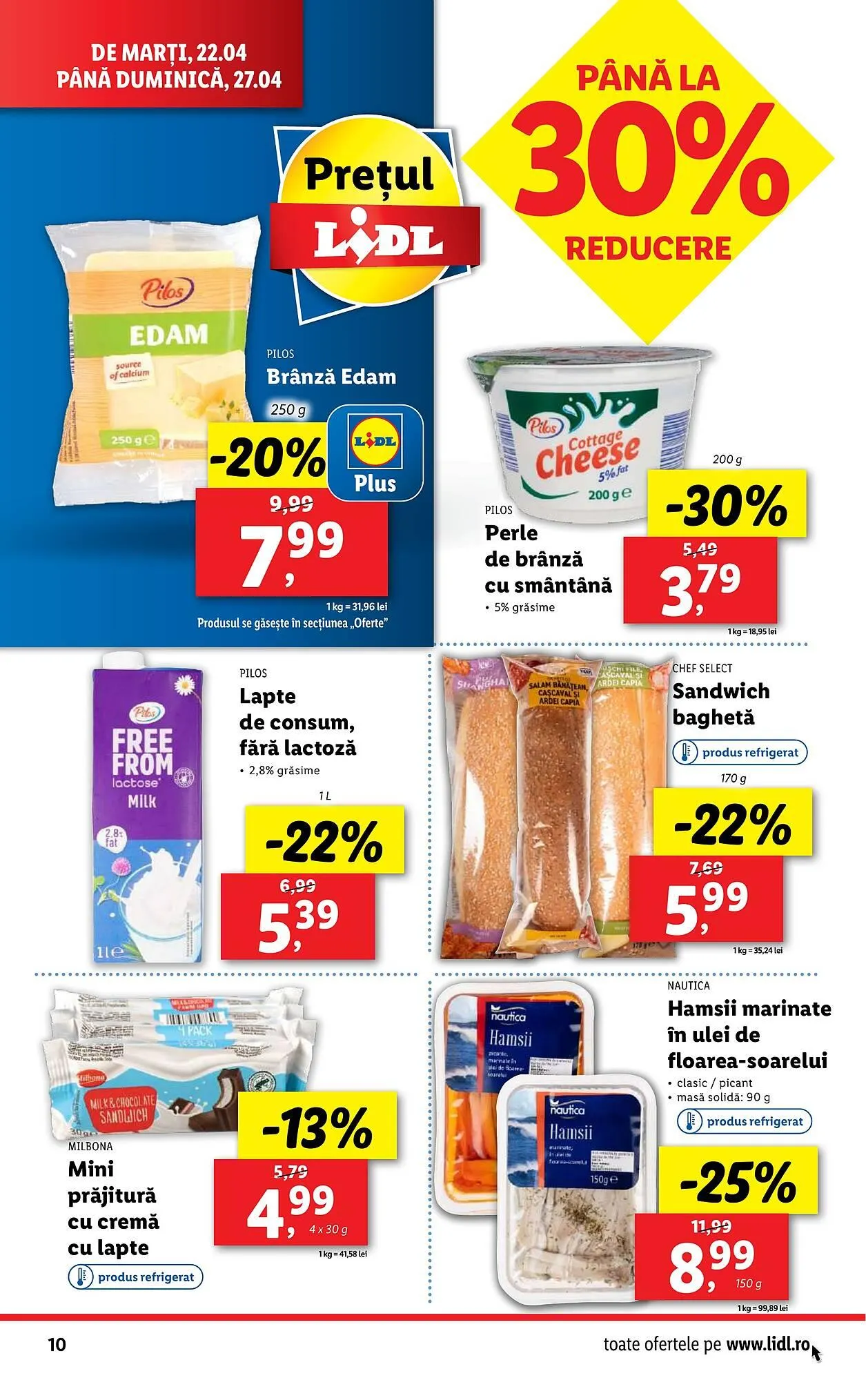 Catalog Catalog Lidl de la 22 aprilie până la 27 aprilie 2025 - Revista Pagina 10