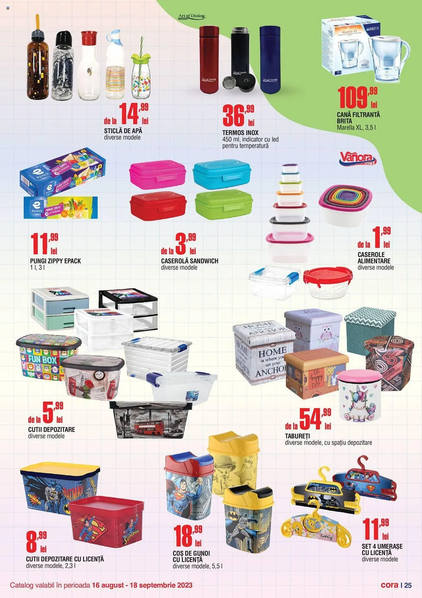 Catalog Cora catalog de la 16 august până la 18 septembrie 2023 - Revista Pagina 25