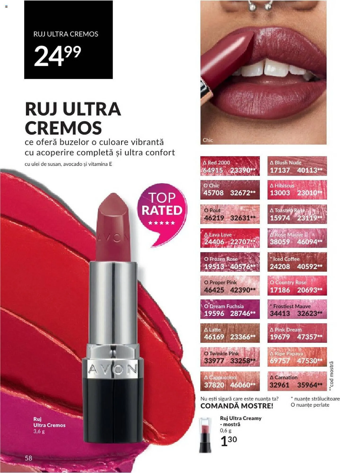 Catalog Avon catalog de la 1 octombrie până la 31 octombrie 2023 - Revista Pagina 60