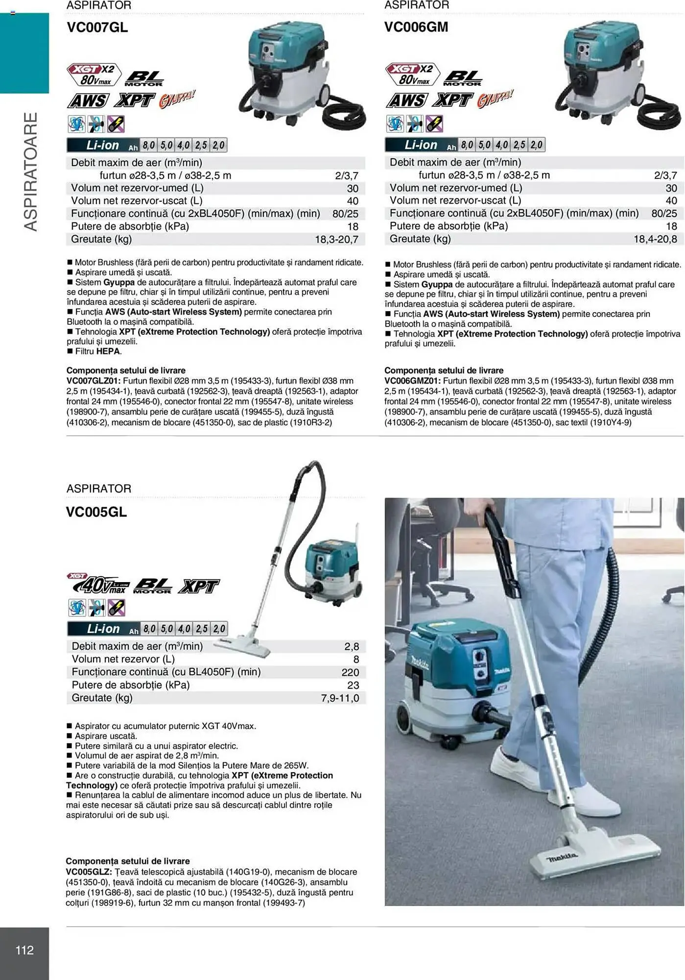 Catalog Catalog Makita de la 8 ianuarie până la 31 decembrie 2025 - Revista Pagina 112