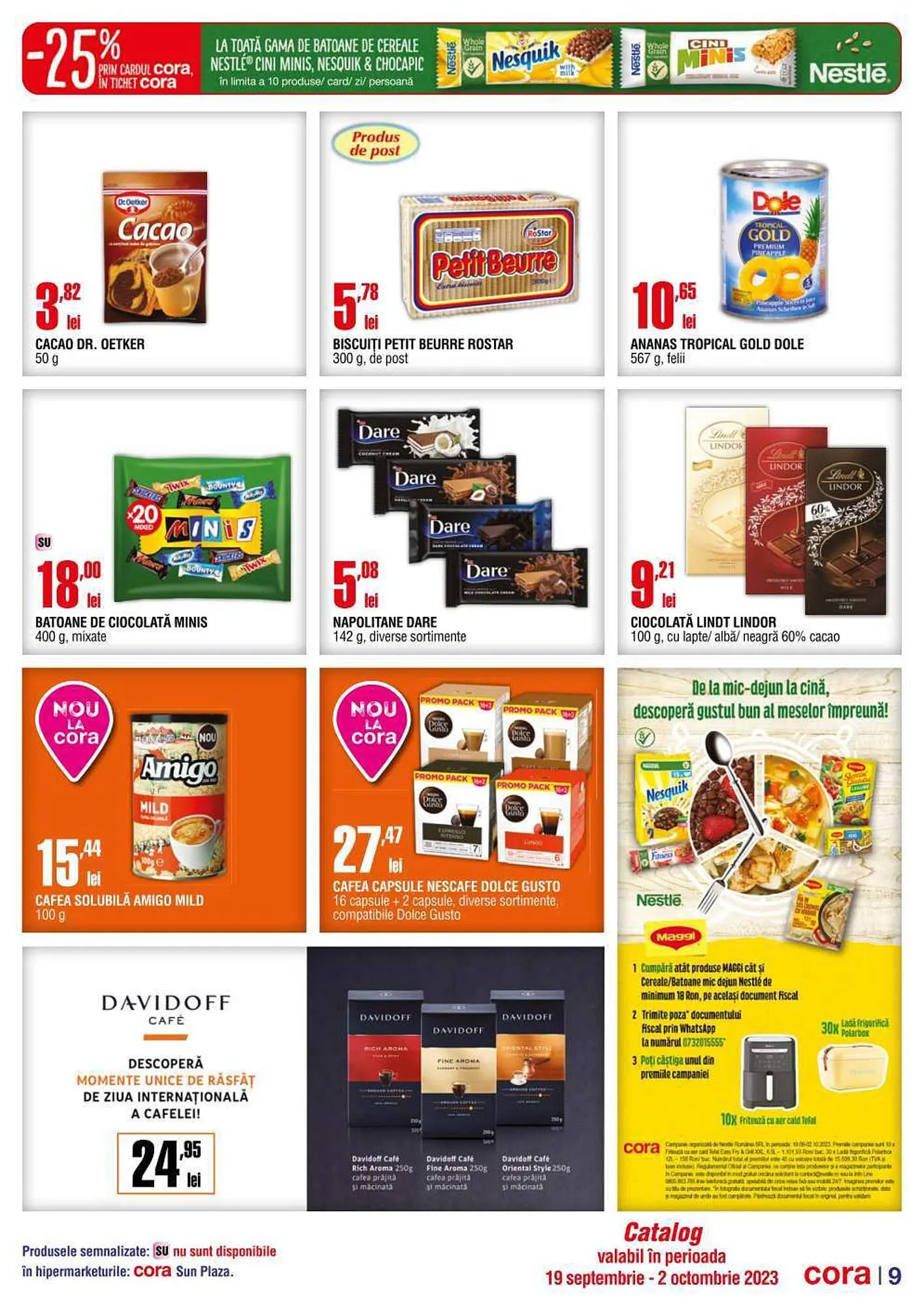 Catalog Cora catalog de la 19 septembrie până la 2 octombrie 2023 - Revista Pagina 9