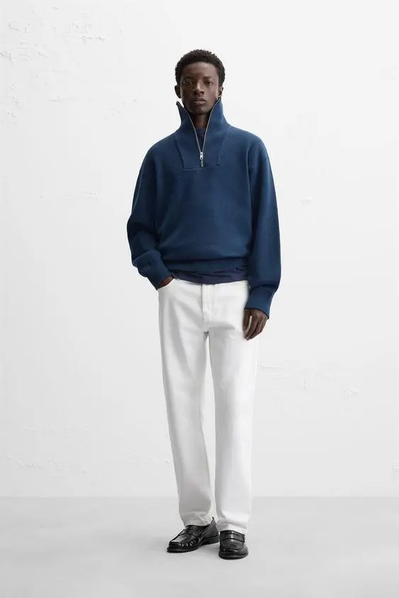 PULOVER CU FERMOAR LA GULER