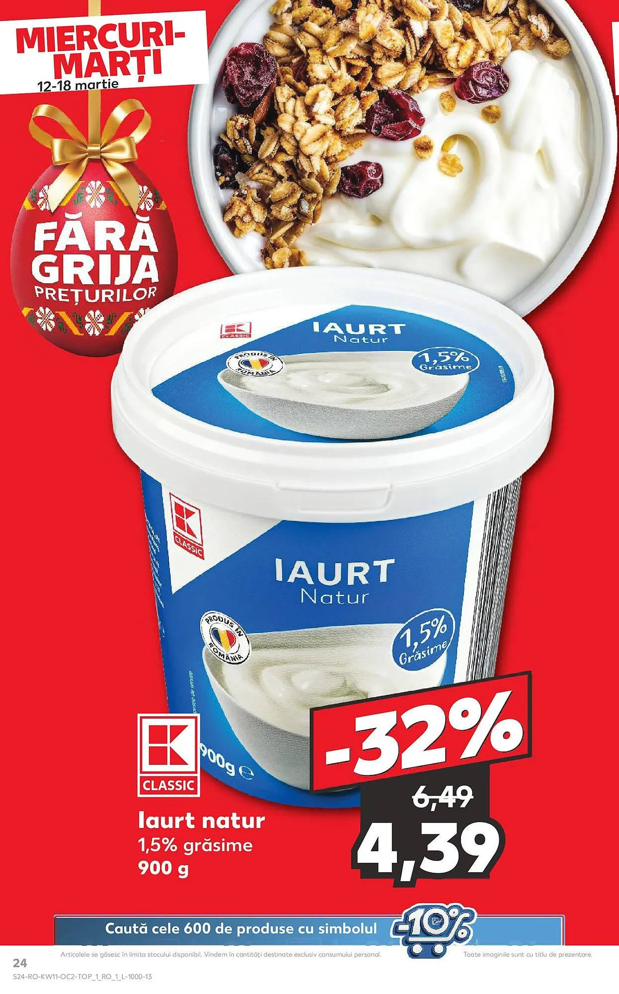 Catalog Catalog Kaufland de la 12 martie până la 18 martie 2025 - Revista Pagina 24