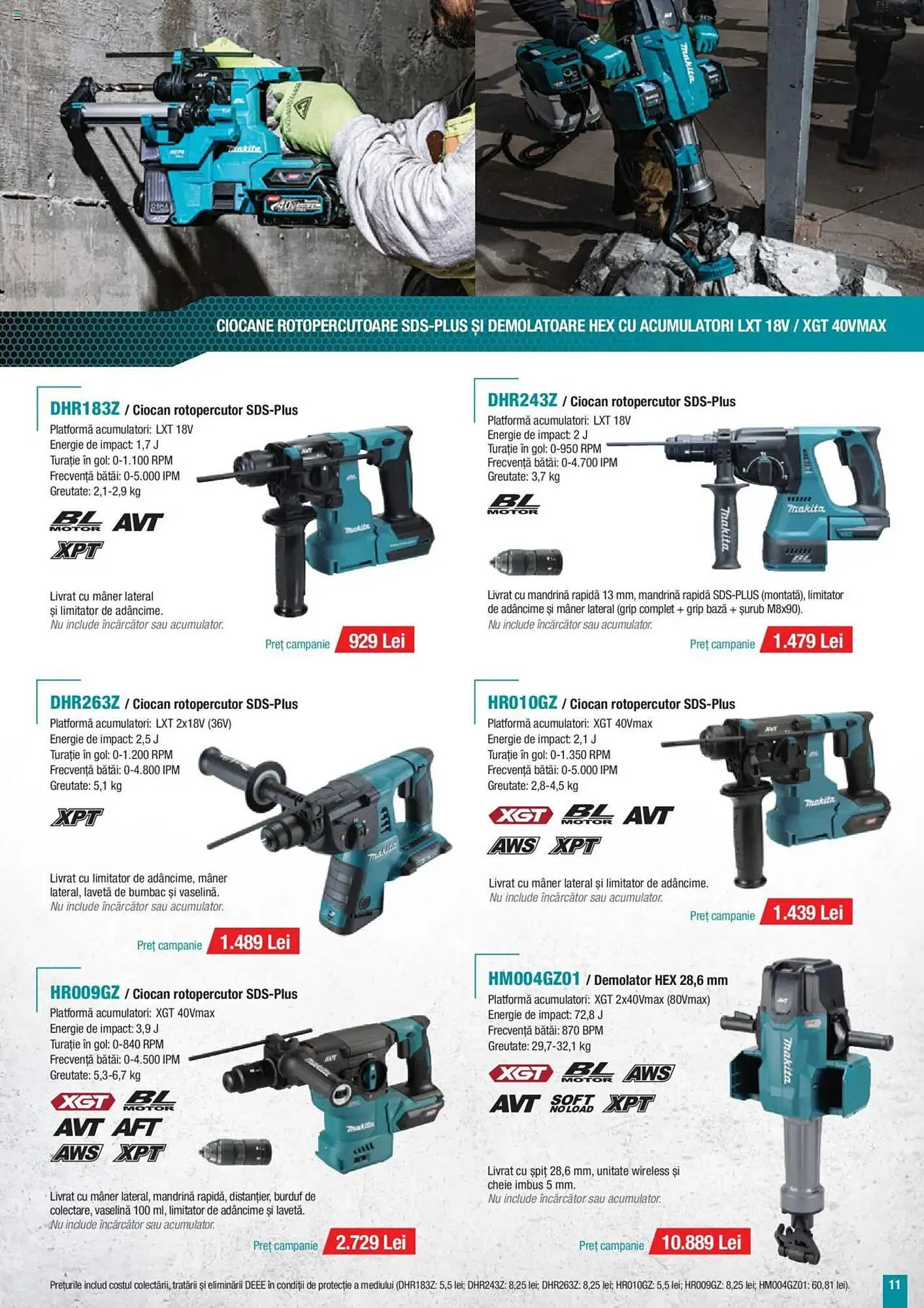 Catalog Catalog Makita de la 30 iunie până la 30 septembrie 2025 - Revista Pagina 11