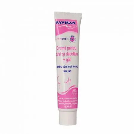Crema pentru bust, decolteu si gat Favibust, 75 ml, Favisan