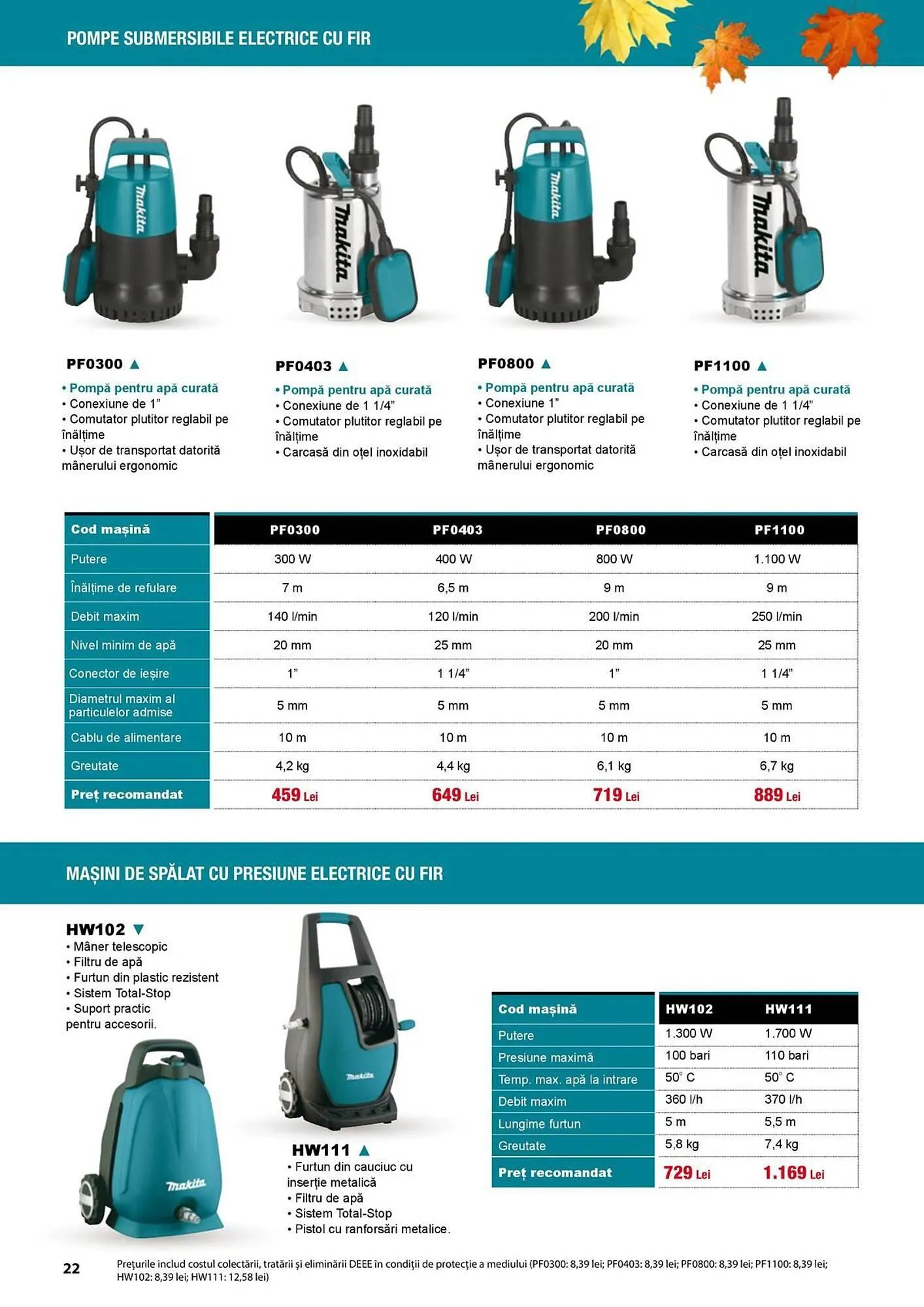 Catalog Catalog Makita de la 12 septembrie până la 24 decembrie 2025 - Revista Pagina 22