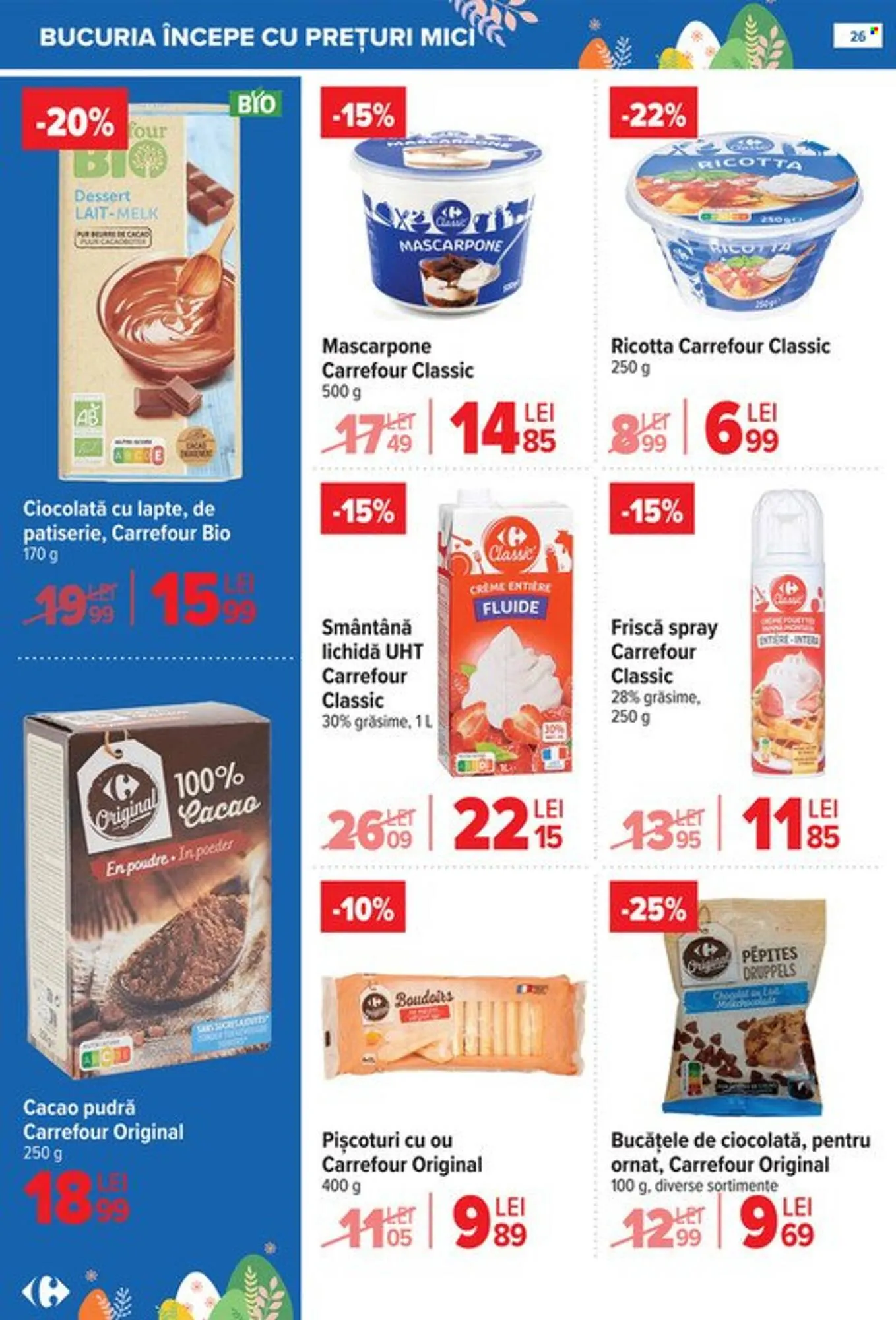 Catalog Catalog Carrefour de la 25 martie până la 14 aprilie 2026 - Revista Pagina 26