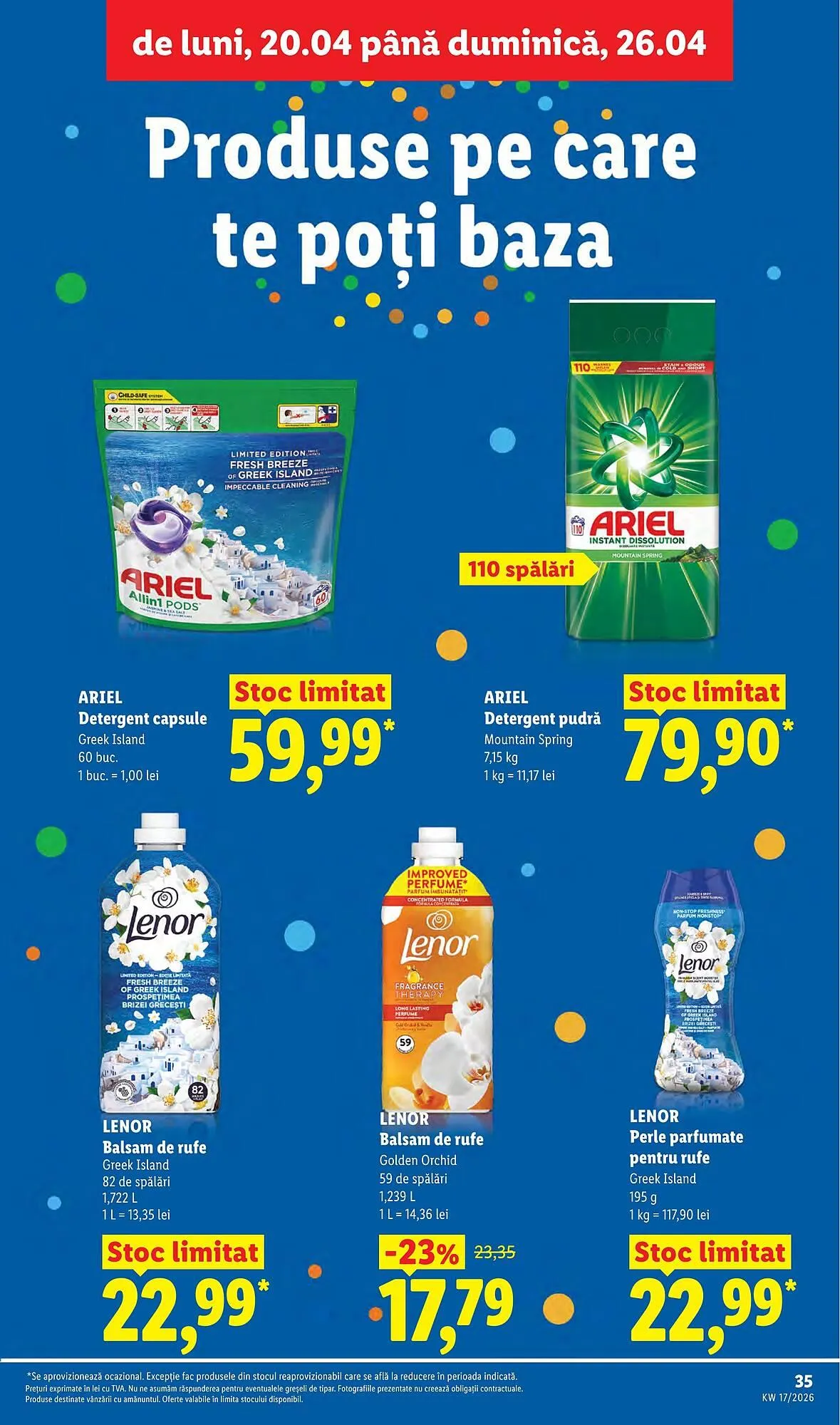 Catalog Catalog Lidl de la 20 aprilie până la 26 aprilie 2026 - Revista Pagina 35