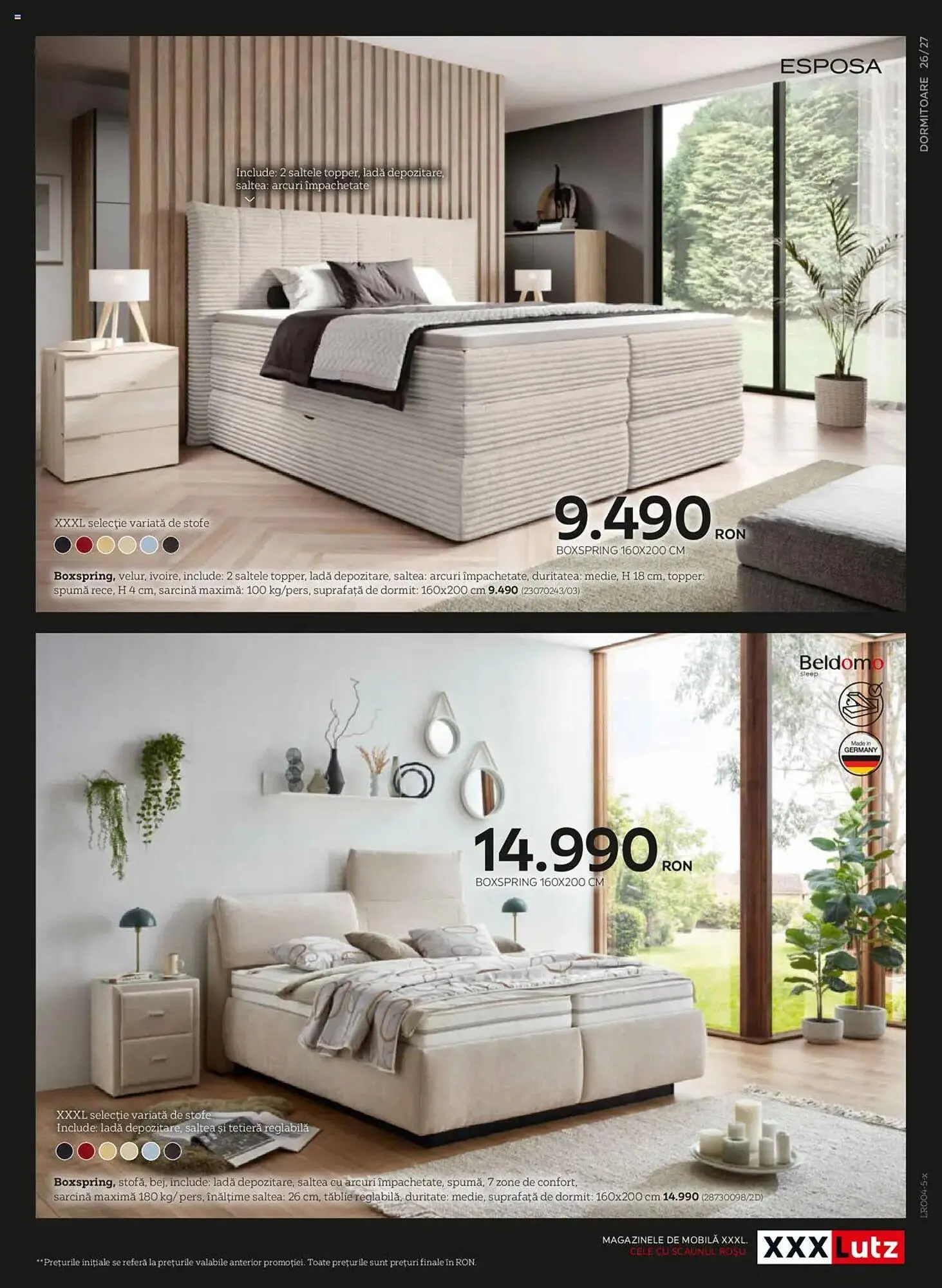 Catalog Catalog XXXLutz de la 7 aprilie până la 31 decembrie 2025 - Revista Pagina 27